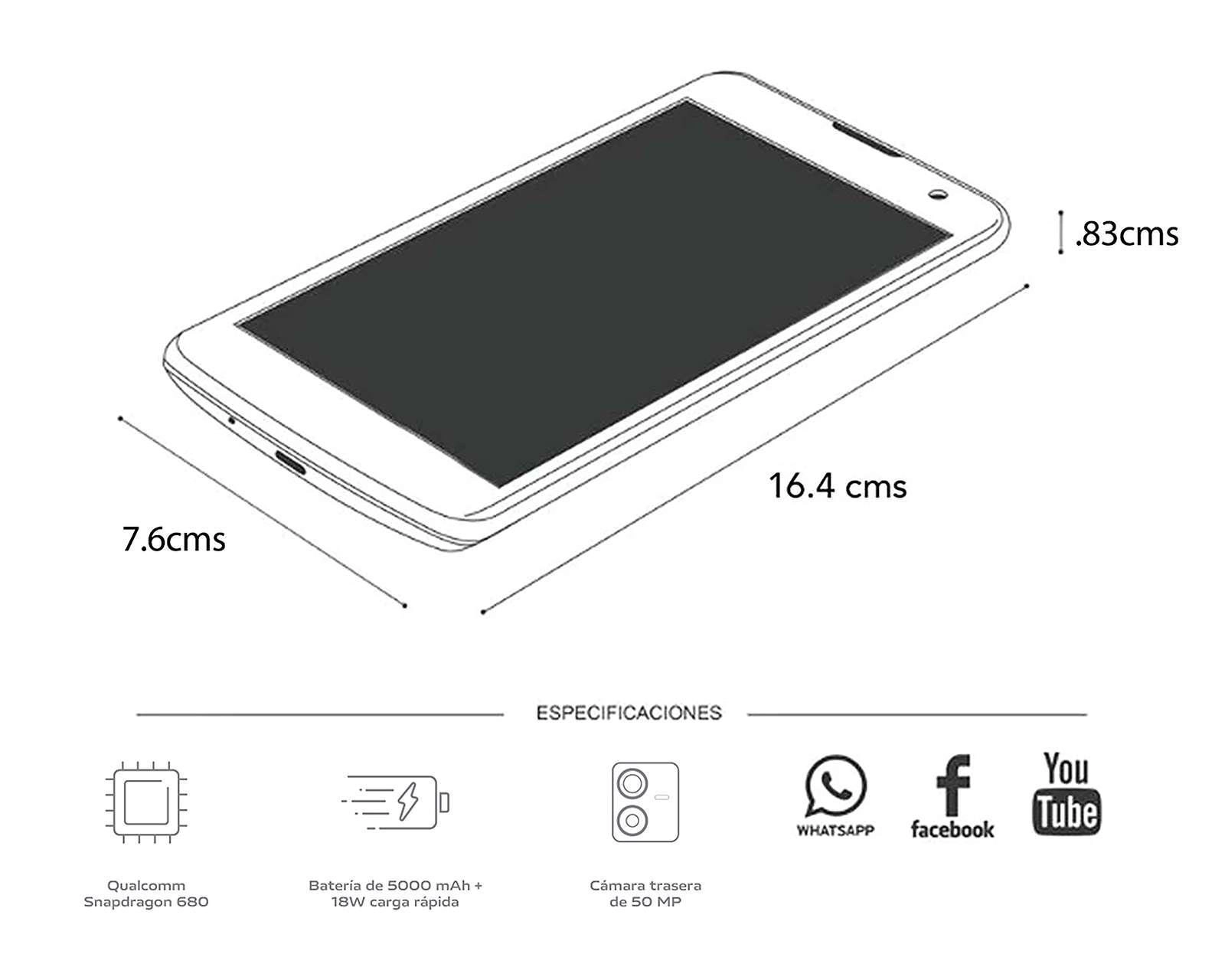 Foto 7 | Celular Vivo Desbloqueado Y22S 128 GB Azul