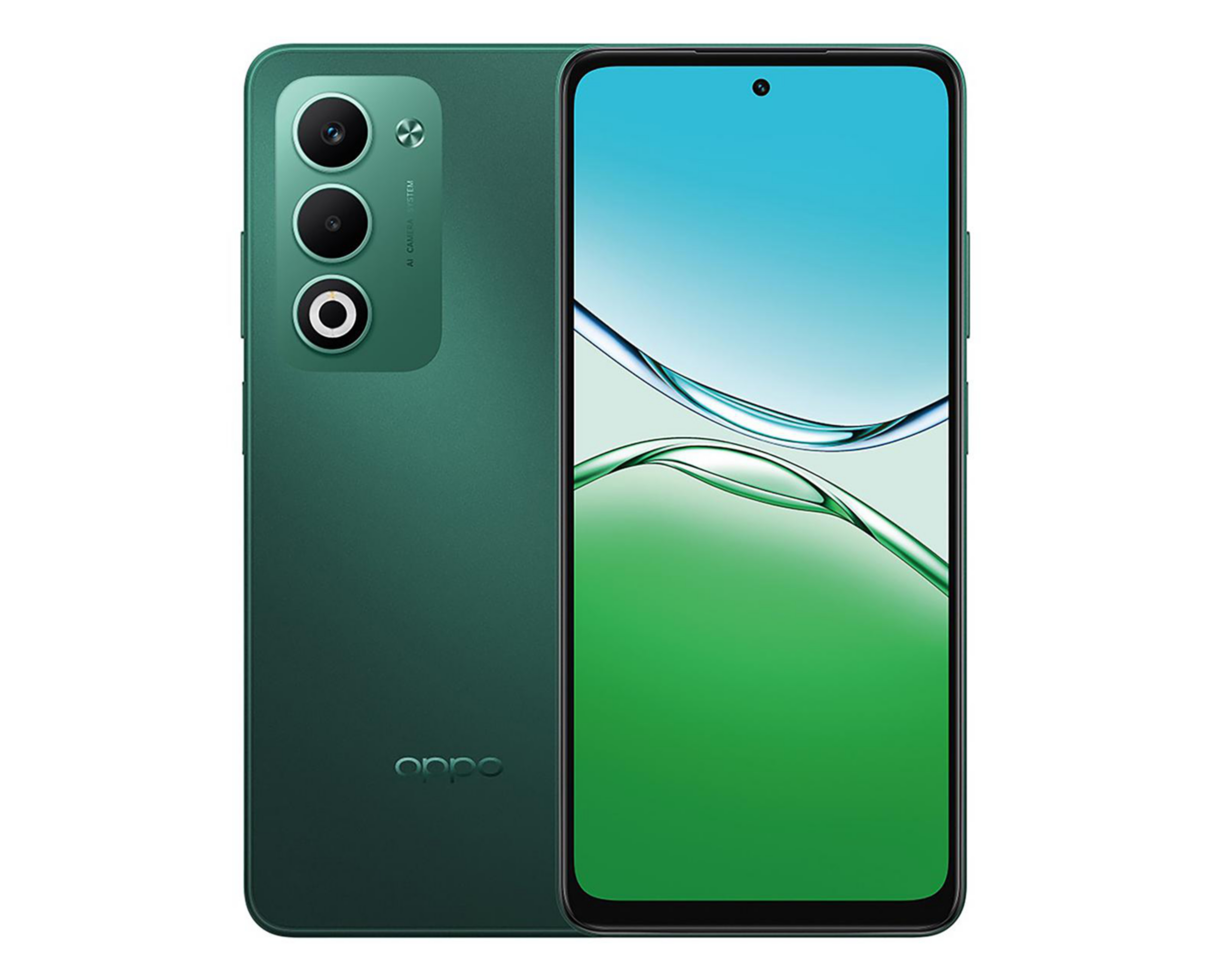 Foto 2 pulgar | Movistar Oppo A5 256 GB Verde