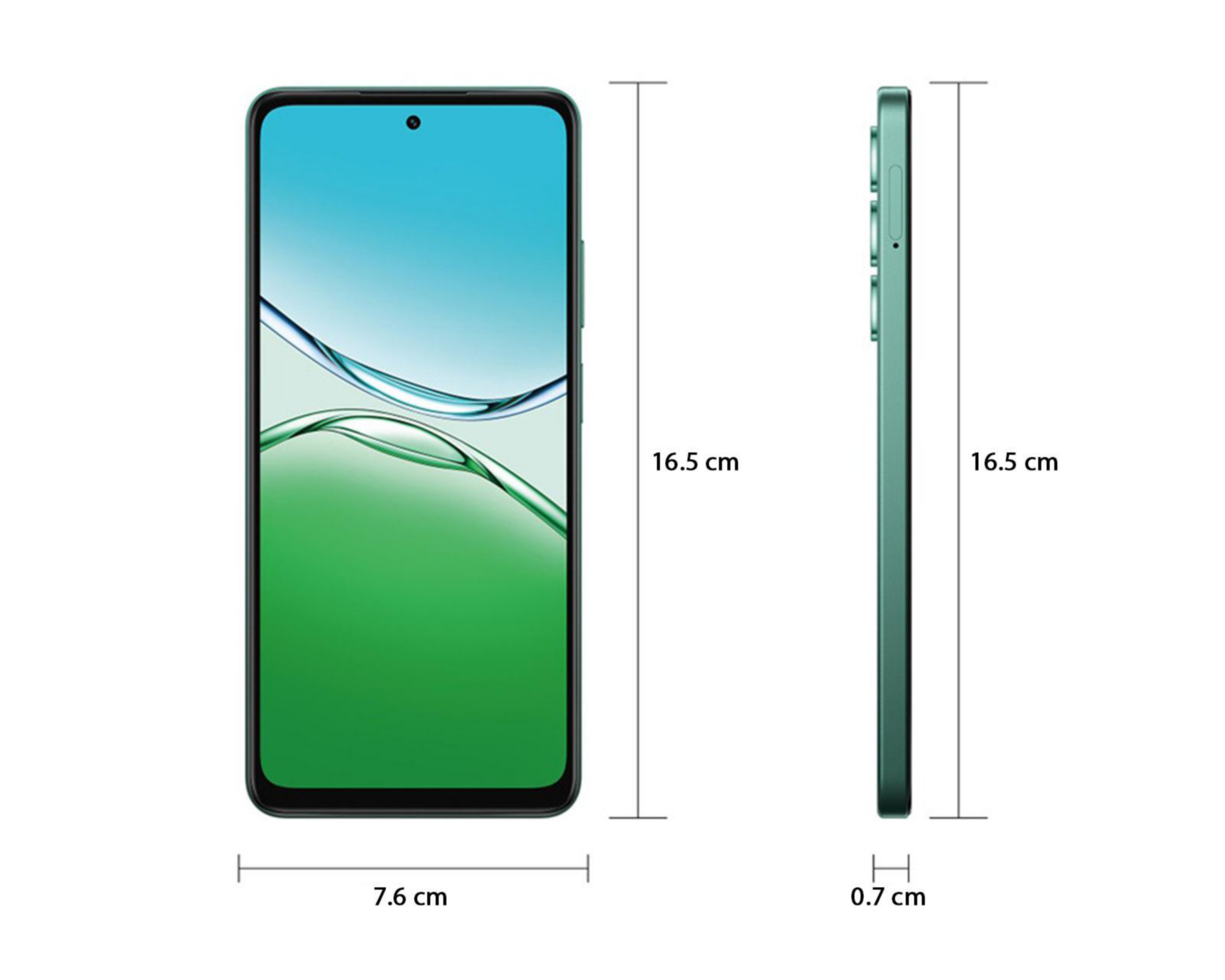 Foto 8 pulgar | Movistar Oppo A5 256 GB Verde