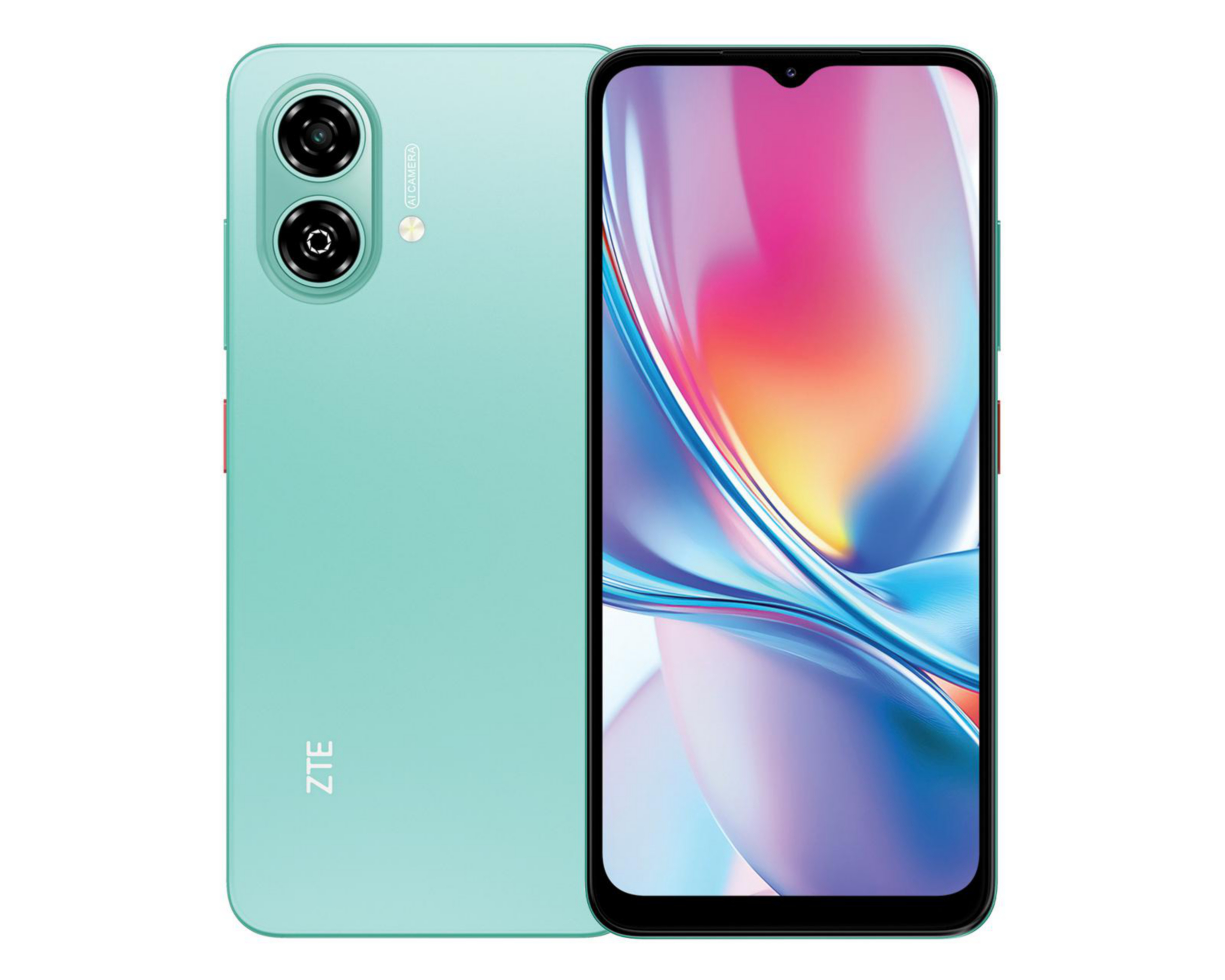 Foto 2 pulgar | Telcel ZTE Blade A35E 64 GB Verde