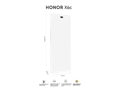 Foto 9 | AT&T Honor X6C 256 GB Blanco
