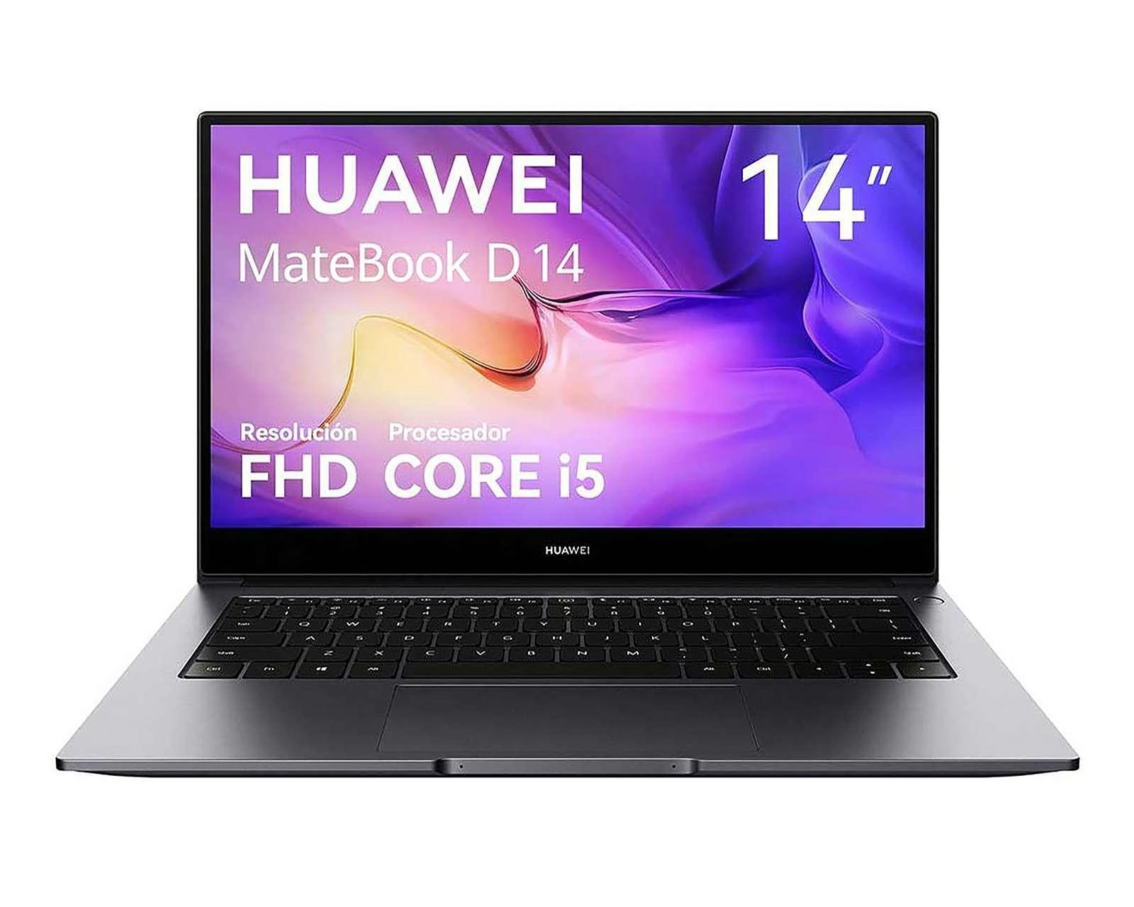 Foto 2 pulgar | Laptop Huawei Matebook D14 14'' Windows 11 Home Intel Core i5 16 GB RAM 512 GB SSD Plata