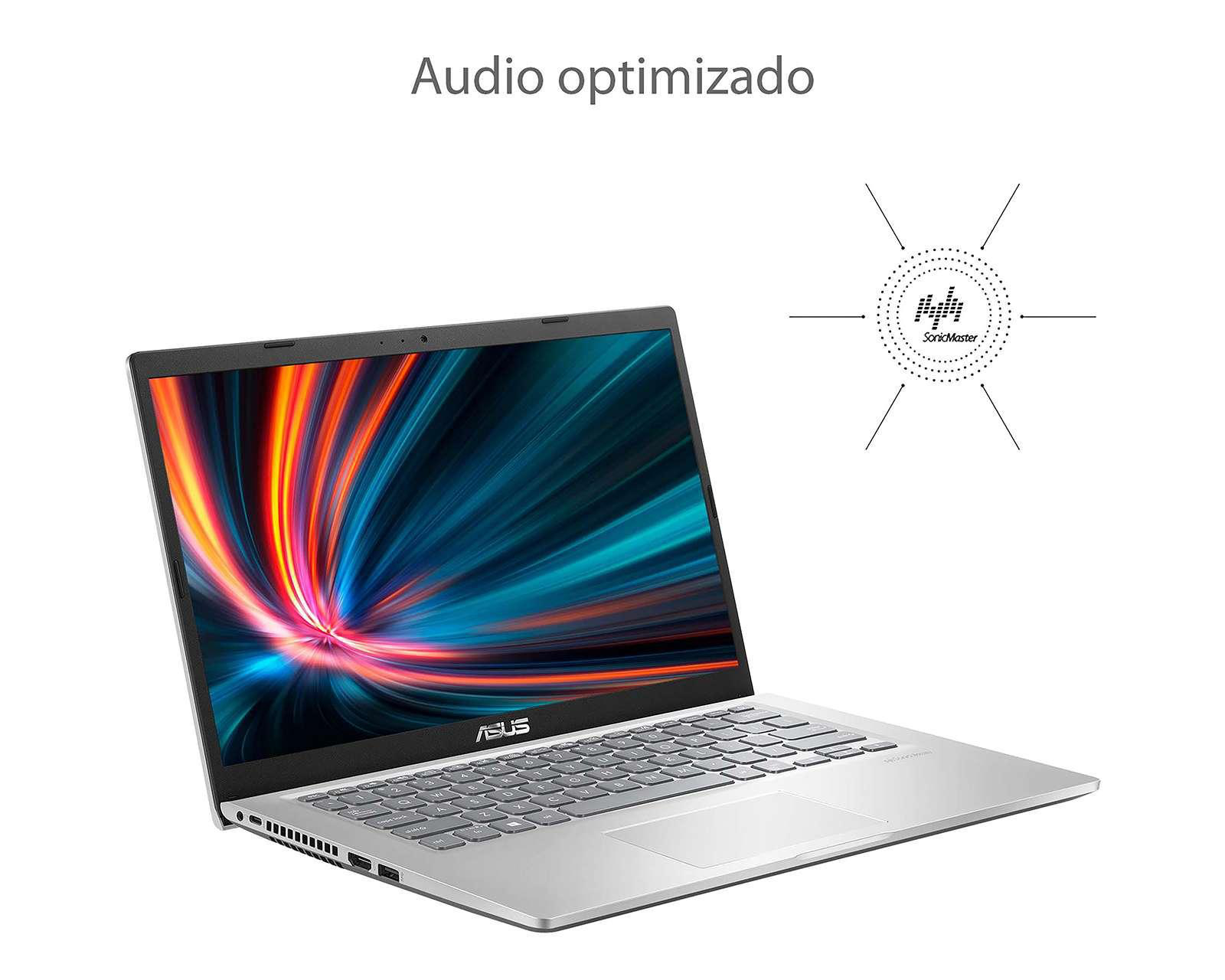 Foto 8 pulgar | Laptop Asus X415EA-EK1527W 14" Windows 11 Pentium Gold 8 GB RAM 256 GB SSD Plateada