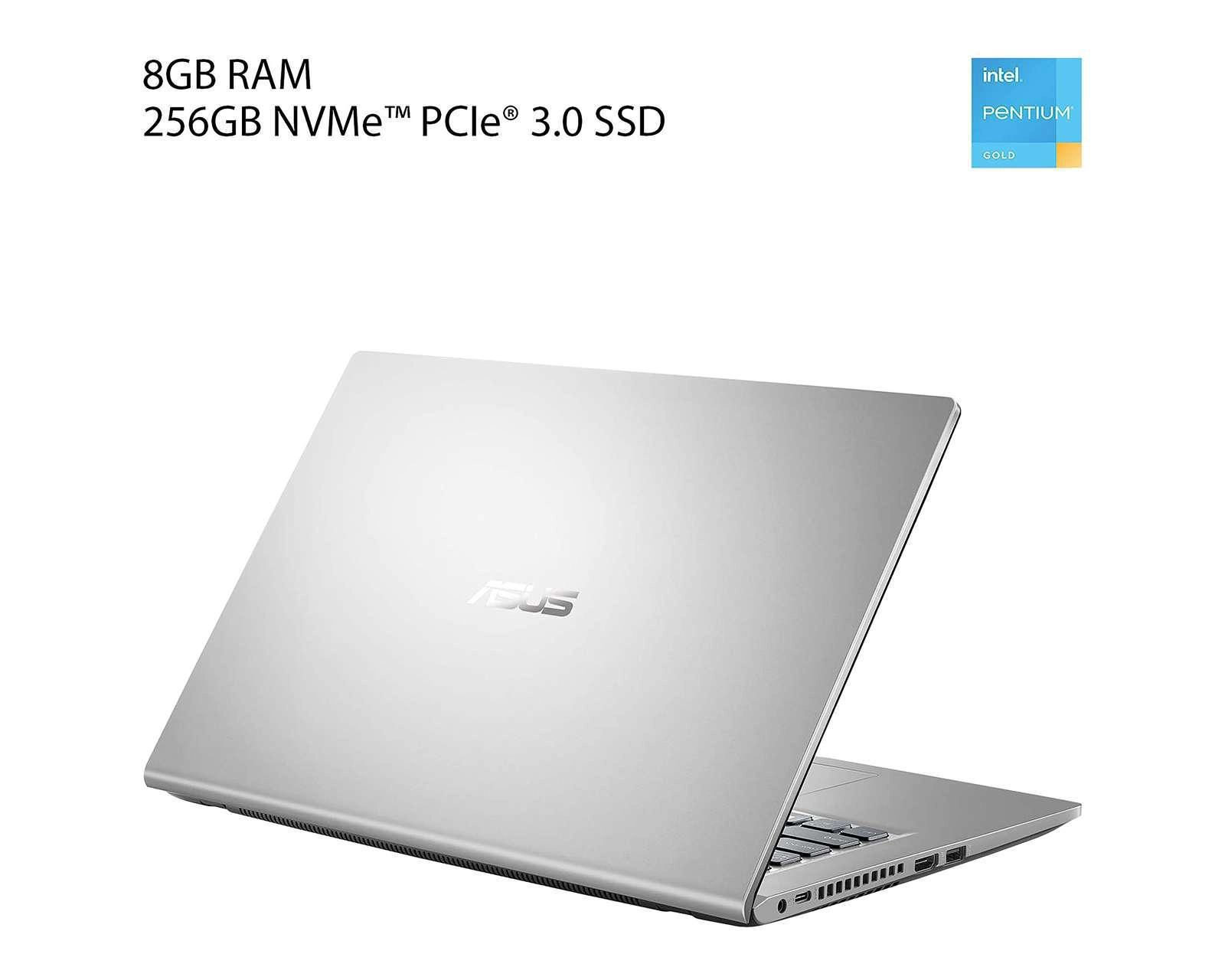 Foto 10 pulgar | Laptop Asus X415EA-EK1527W 14" Windows 11 Pentium Gold 8 GB RAM 256 GB SSD Plateada