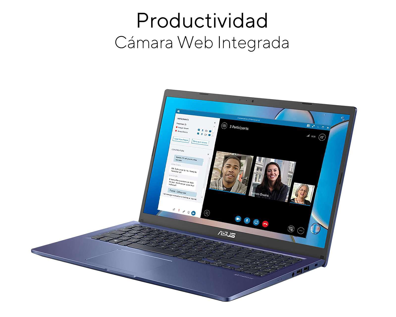 Foto 5 pulgar | Laptop Asus X515JA-EJ3973W 15.6" Windows 11 Intel Core i5 8 GB RAM 256 GB SSD Azul