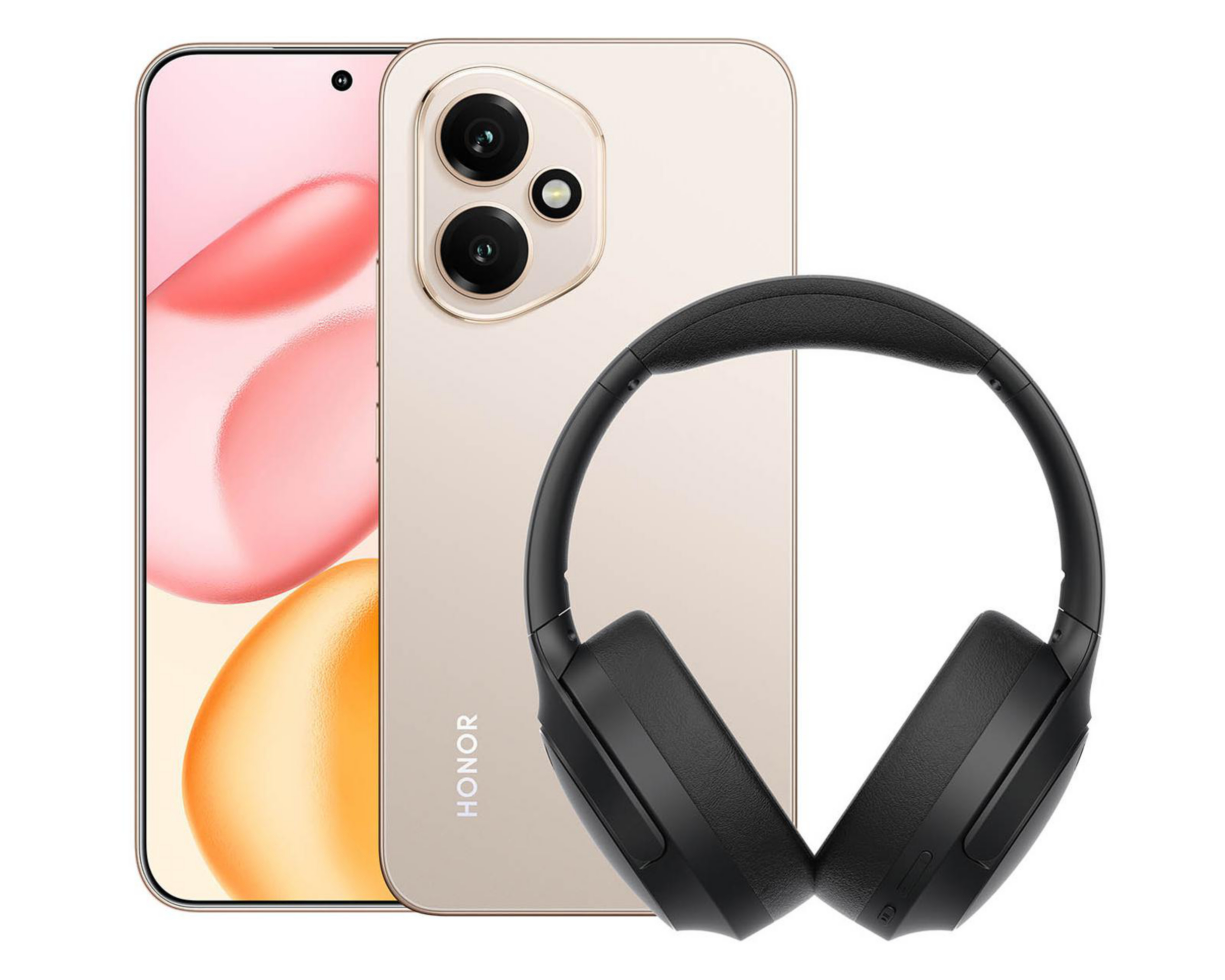 Foto 2 pulgar | Telcel Honor 400 512 GB Dorado + Audífonos