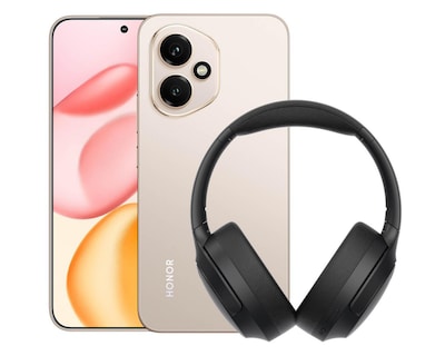 Foto 1 | Telcel Honor 400 512 GB Dorado + Audífonos