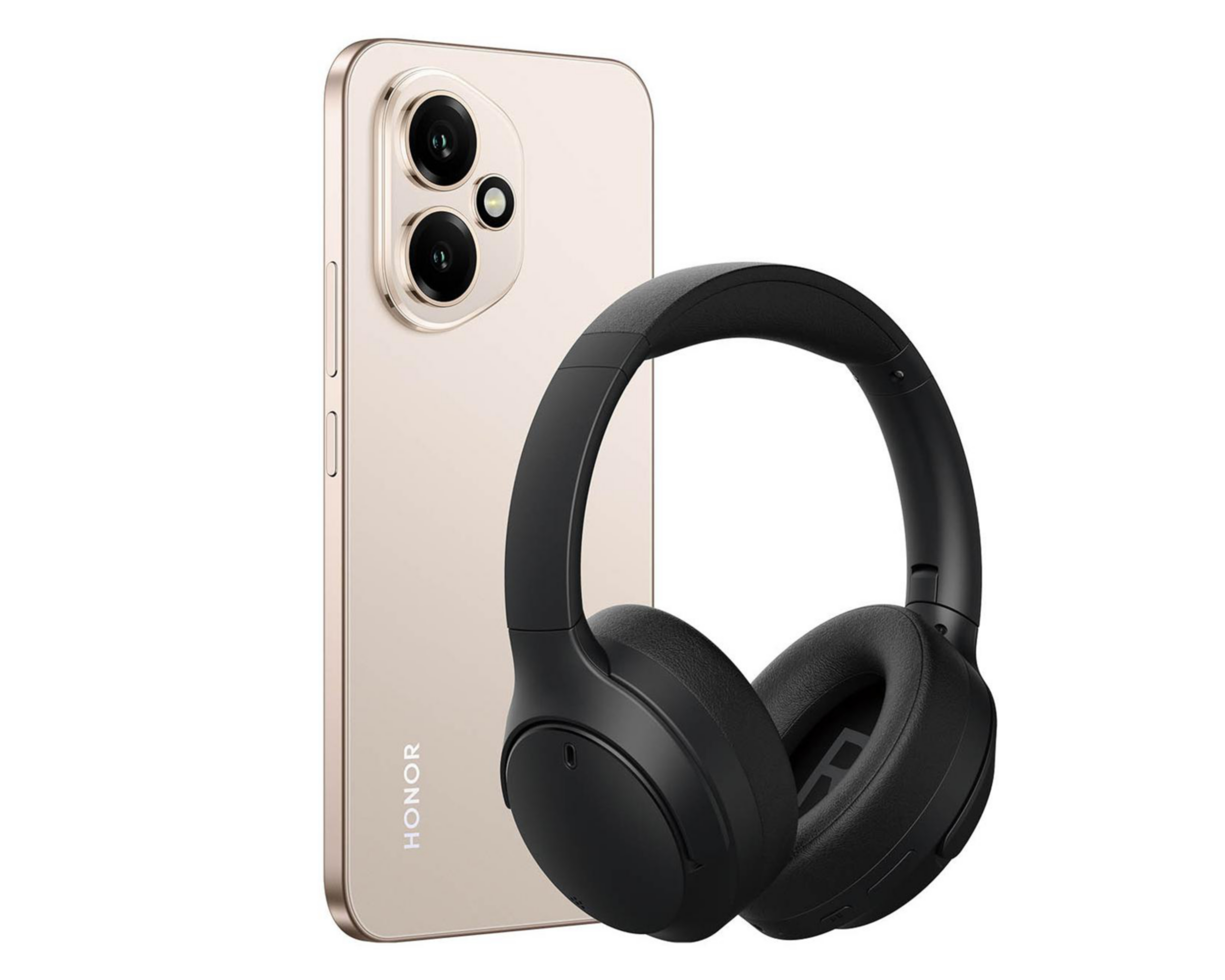 Foto 5 pulgar | Telcel Honor 400 512 GB Dorado + Audífonos
