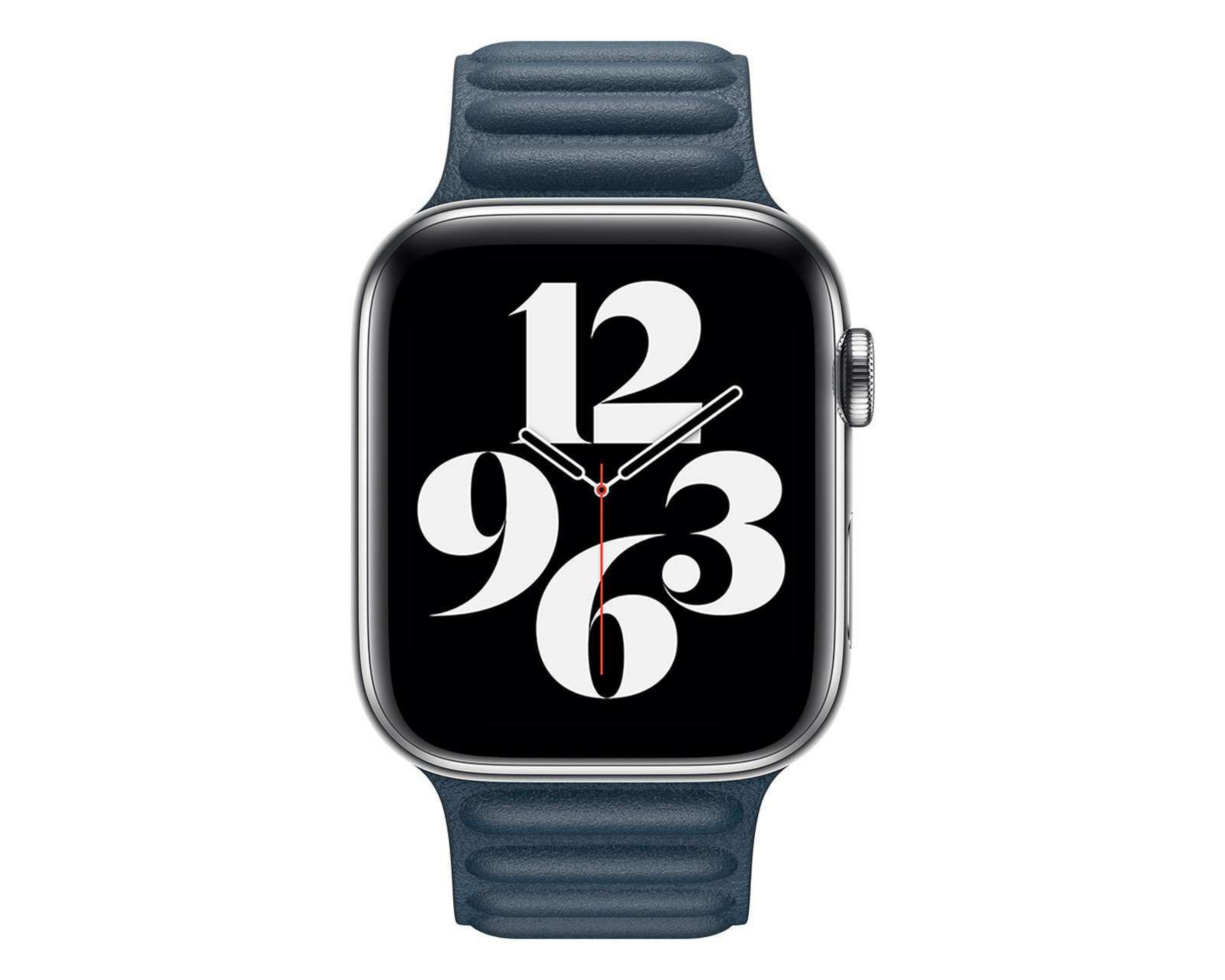 Foto 3 | Correa de Piel Azul para Apple Watch de 44/45 mm