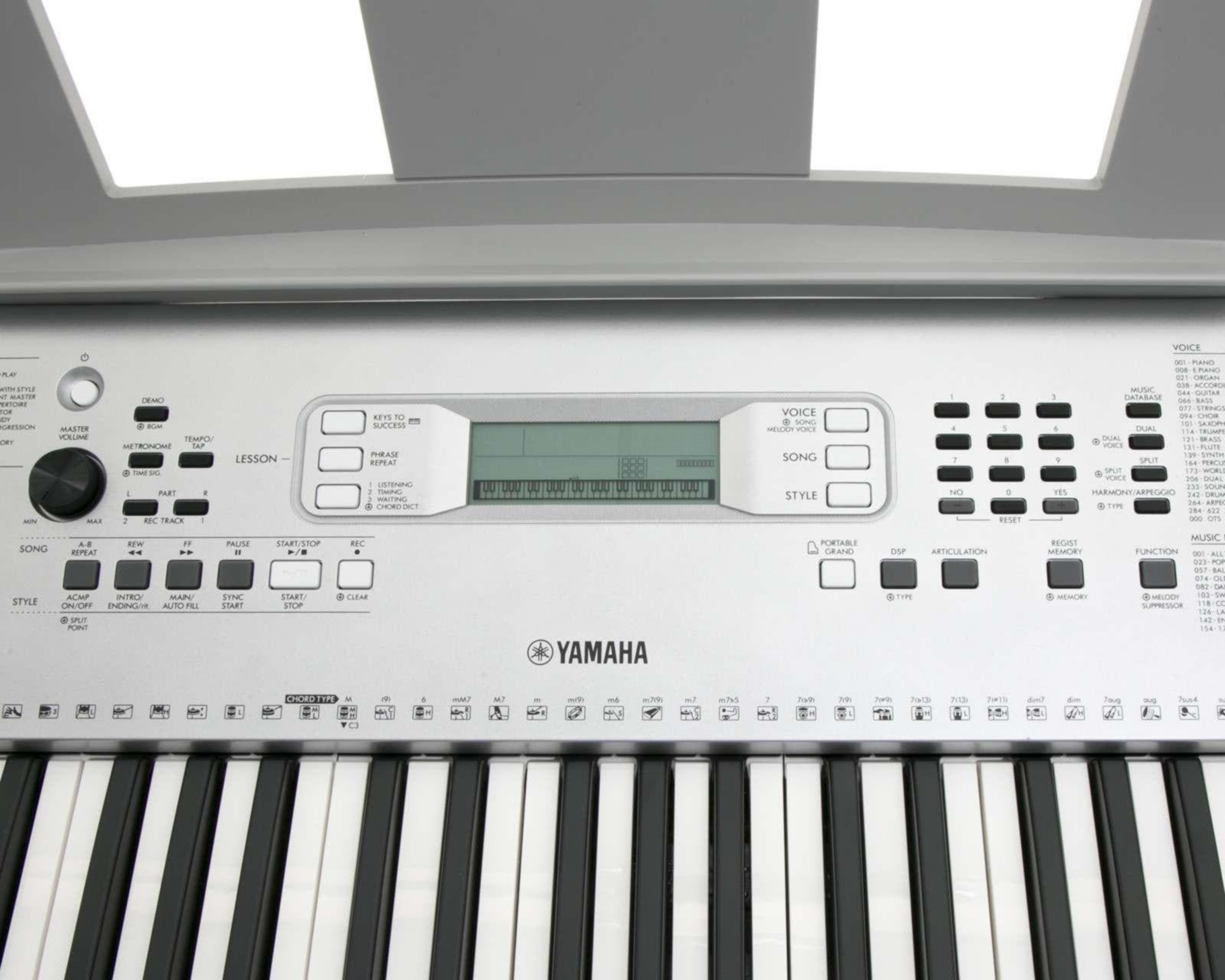 Foto 6 pulgar | Piano Digital Yamaha YPT-370 color Gris