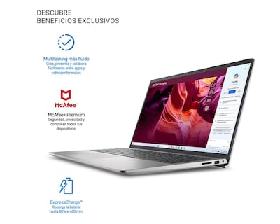 Foto 2 | Laptop Dell 15 DC15255 15.6 Pulgadas Windows 11 AMD Ryzen 5 8 GB RAM 512 GB SSD Gris