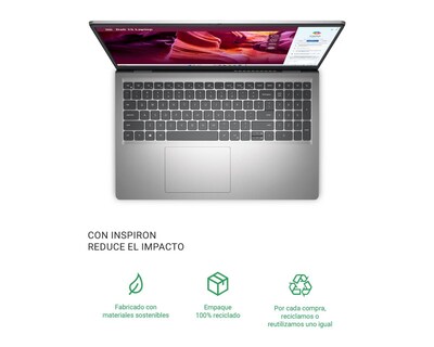 Foto 4 | Laptop Dell 15 DC15255 15.6 Pulgadas Windows 11 AMD Ryzen 5 8 GB RAM 512 GB SSD Gris