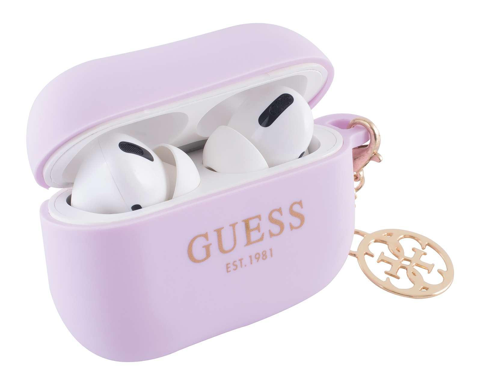 Foto 3 pulgar | Funda para AirPods Pro Guess Lila