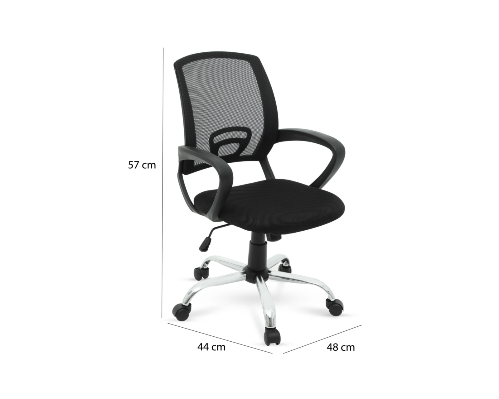 Foto 6 | Silla de Oficina Excel Negra