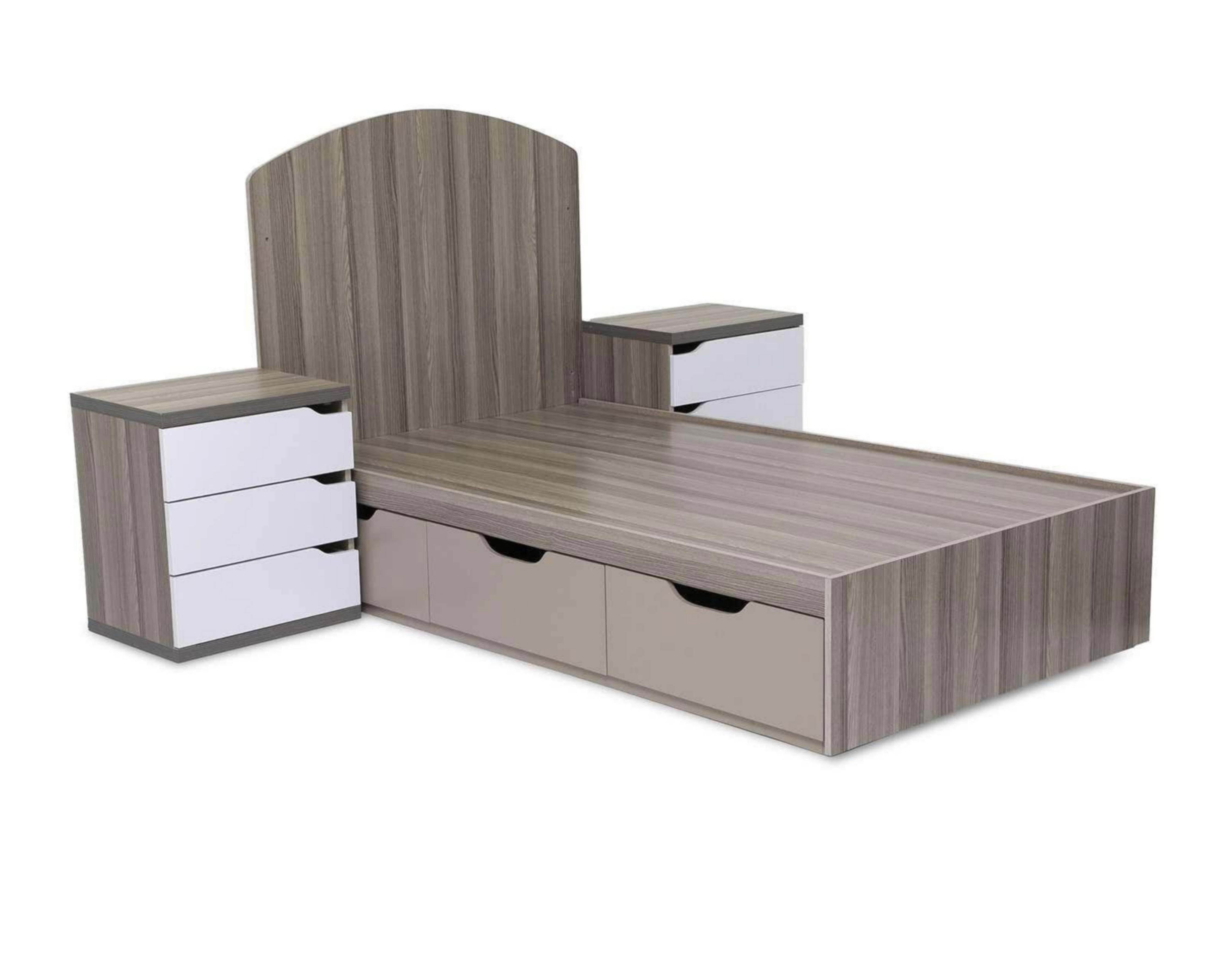 Foto 4 | Cama Cuna Mindy color Roble y Blanco