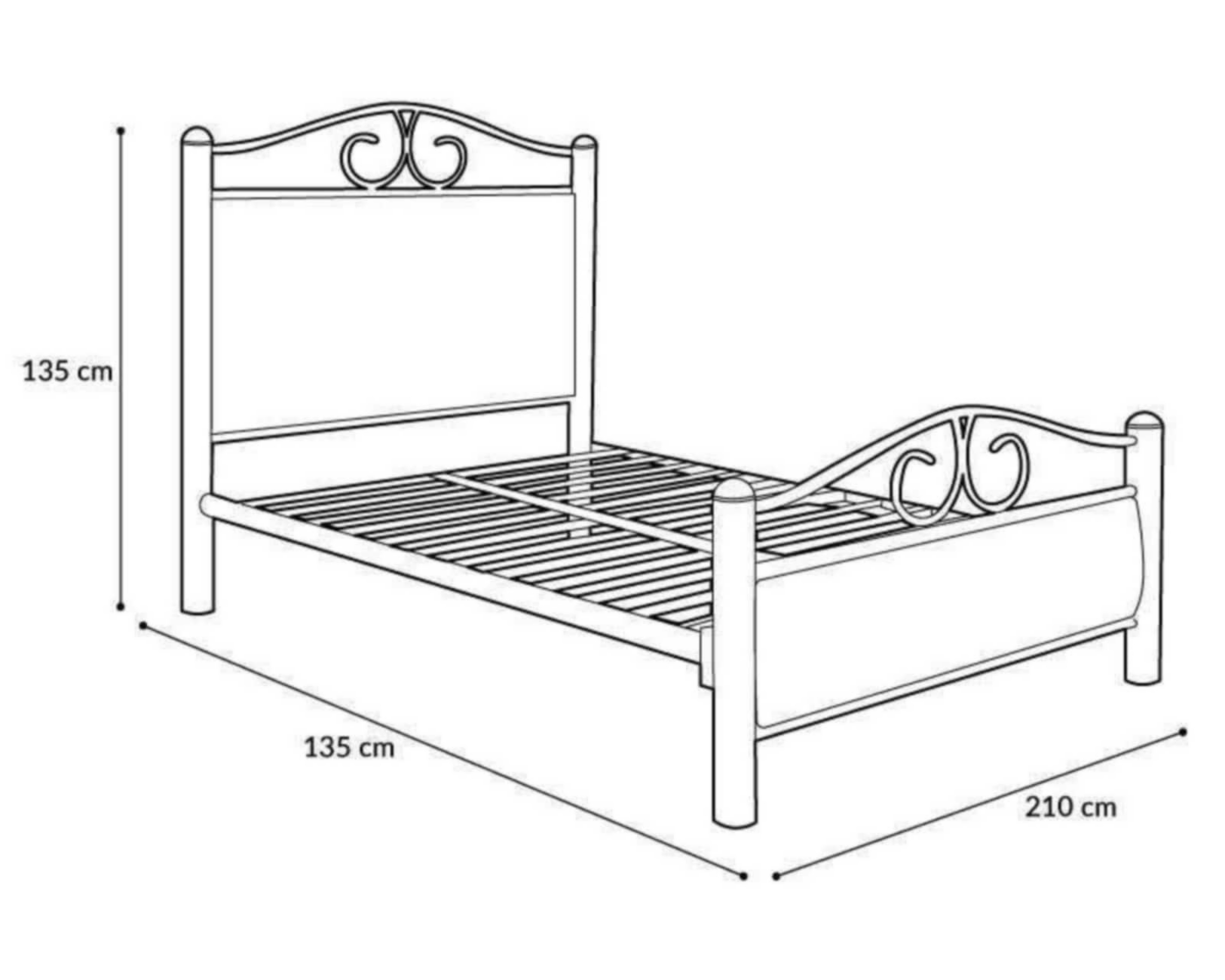 Foto 7 | Cama Berlín Matrimonial