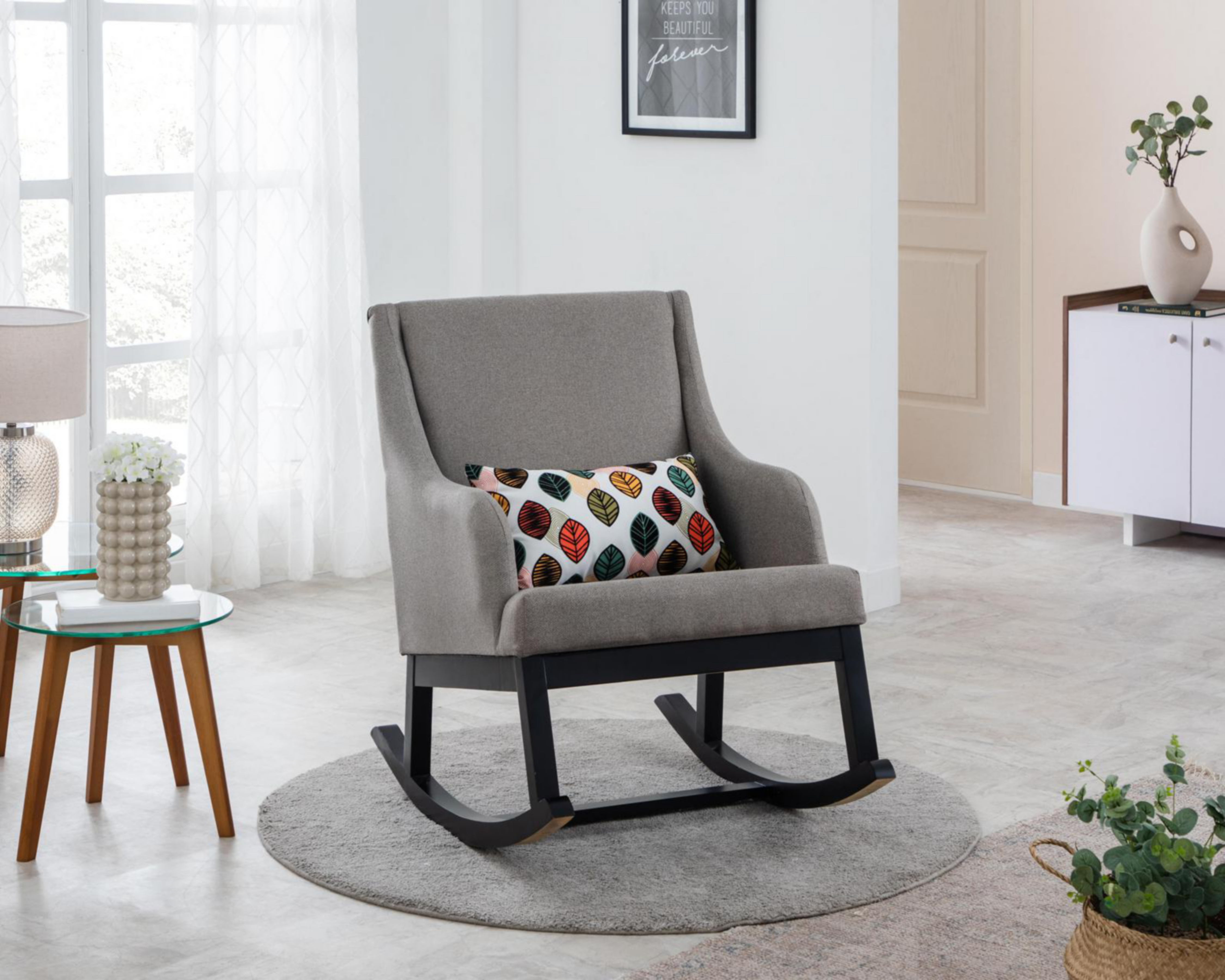 Foto 1 | Silla Mecedora Victoria Contemporáneo Estocolmo