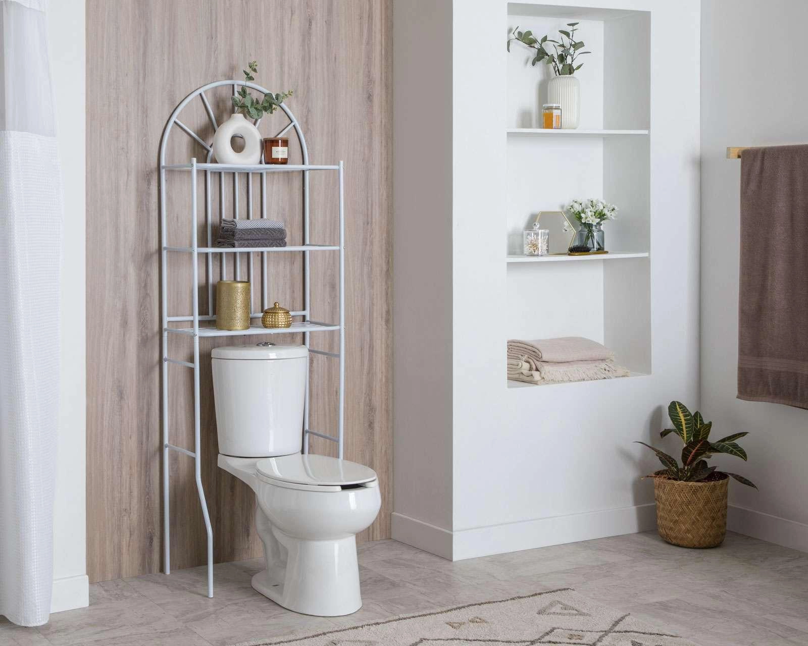 Mueble Organizador para Baño +Simple Blanco