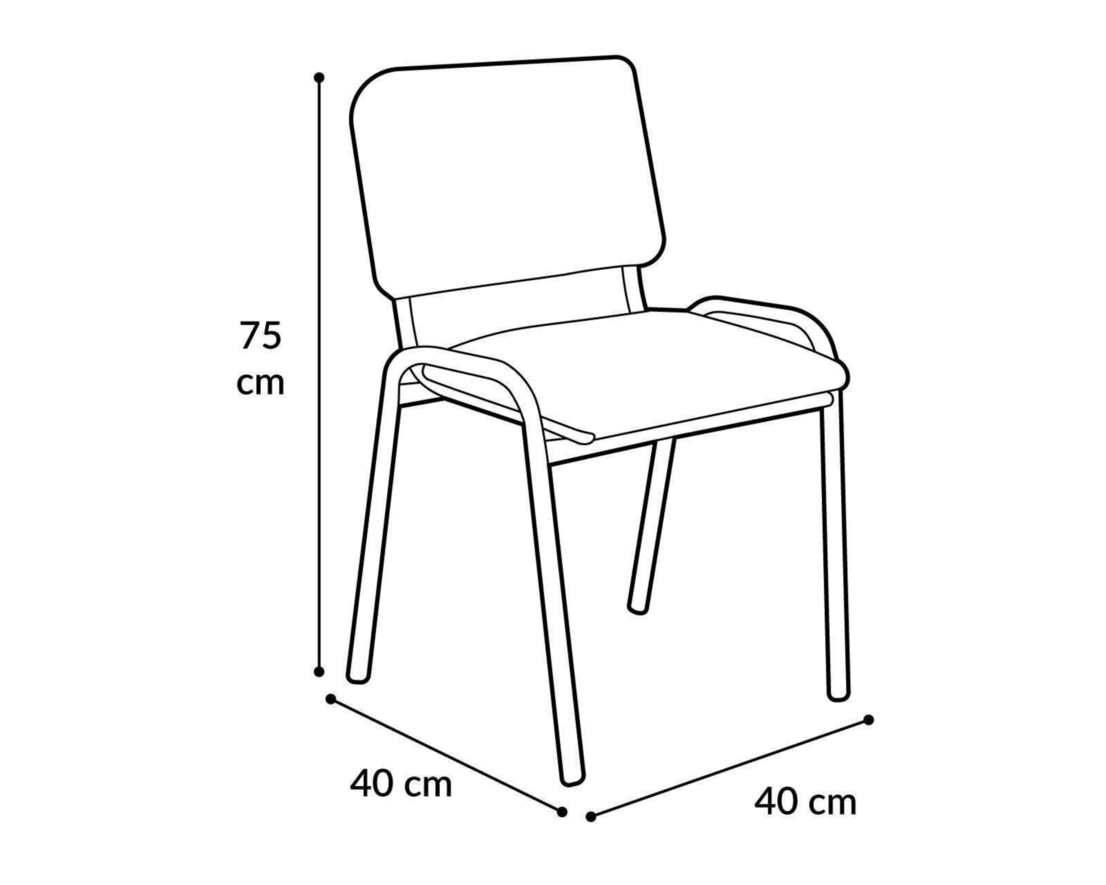 Foto 7 | Silla de Oficina Neiva Azul