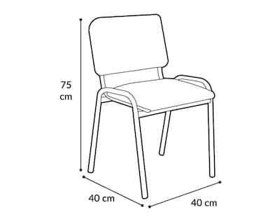 Foto 7 | Silla de Oficina Neiva Azul