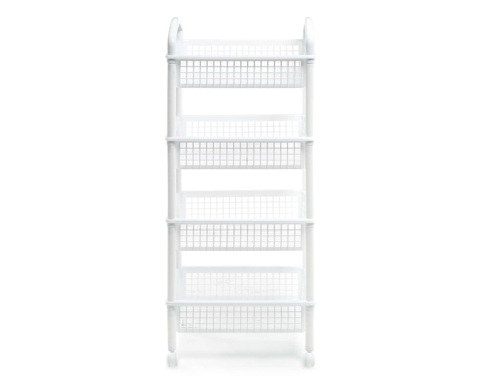 Foto 3 pulgar | Carrito Multiusos Italhome Venecia 4 color Blanco