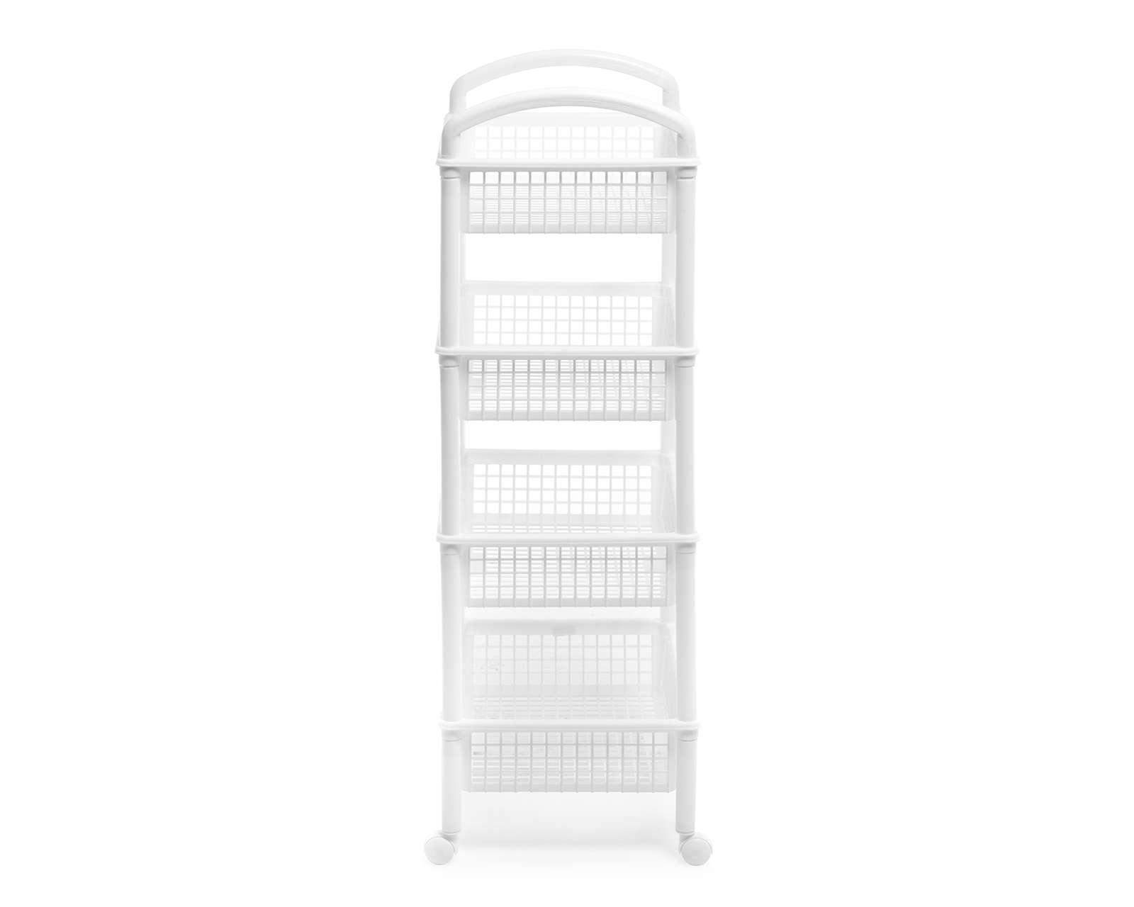 Foto 4 pulgar | Carrito Multiusos Italhome Venecia 4 color Blanco