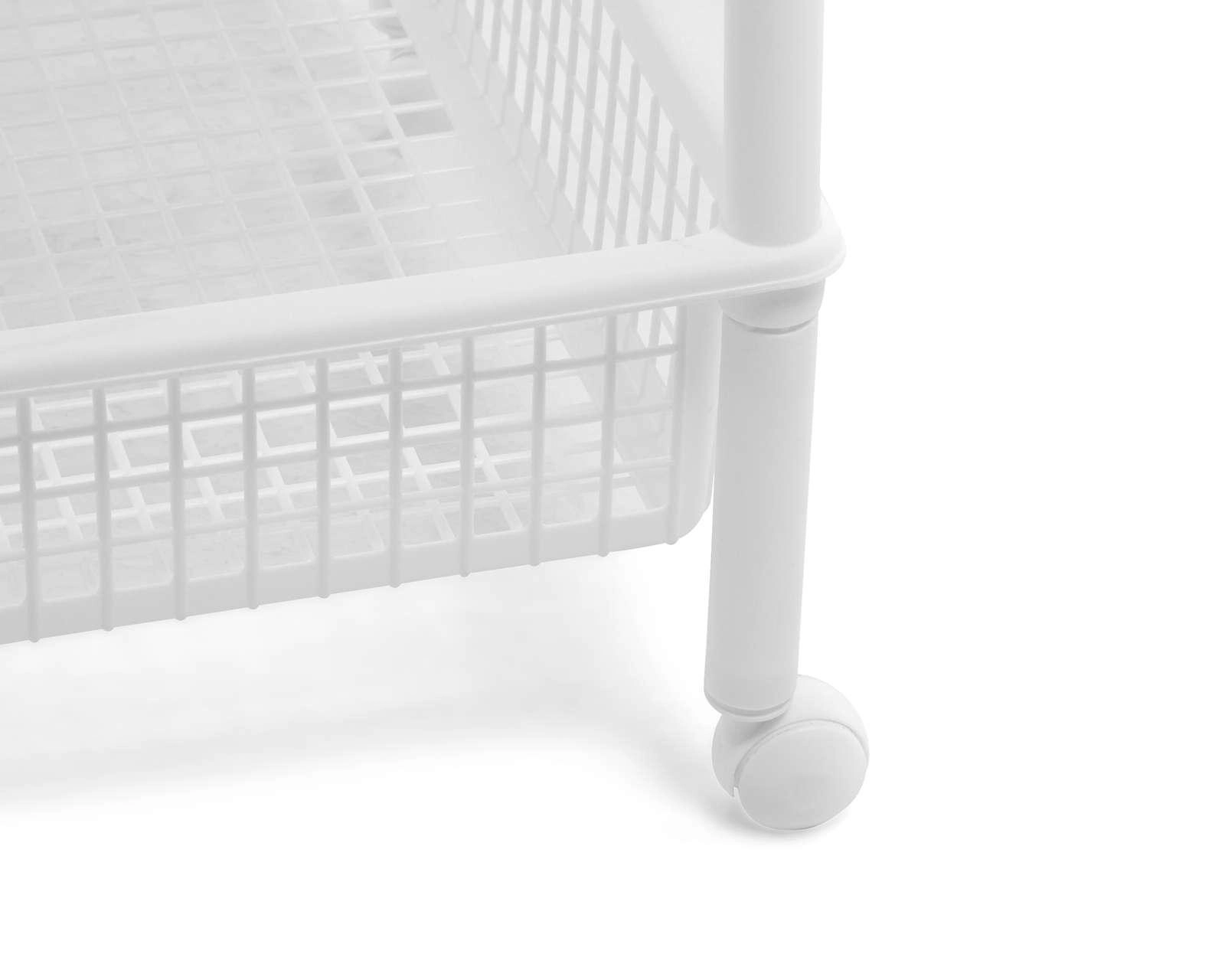 Foto 6 pulgar | Carrito Multiusos Italhome Venecia 4 color Blanco