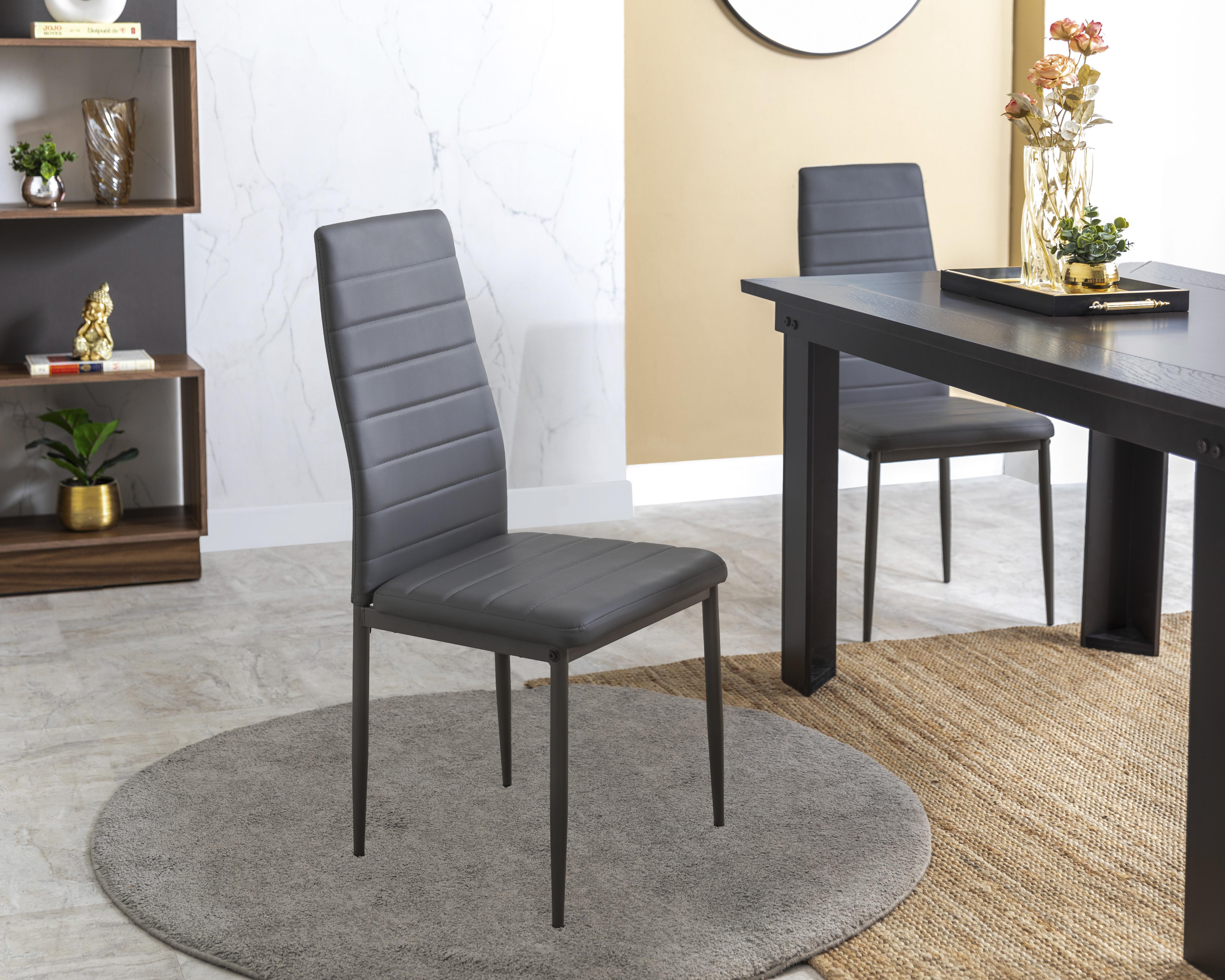 Silla Alicia color Gris estilo Contemporáneo $599
