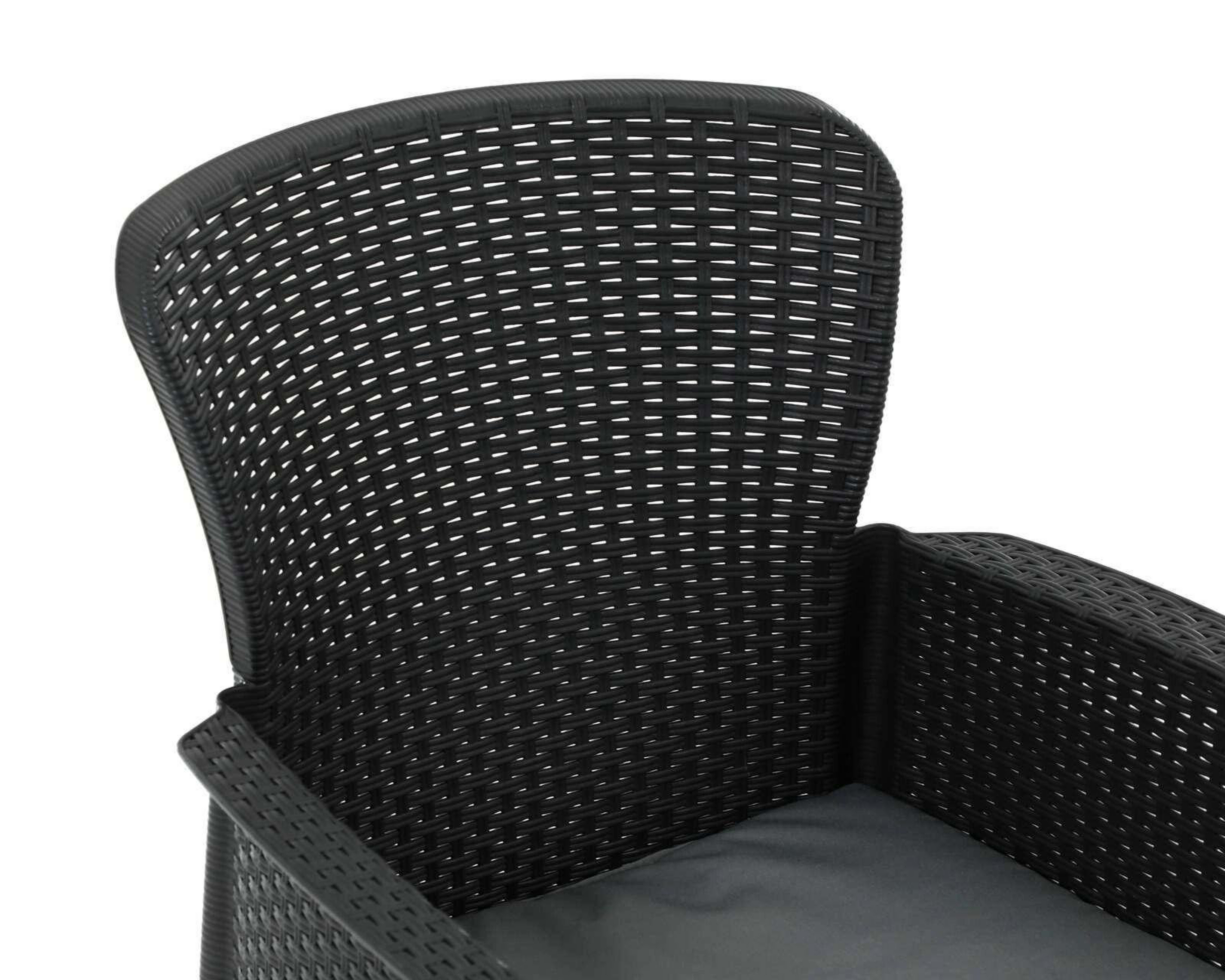 Foto 8 pulgar | Juego de Jardín Solano Negro con 4 Sillas estilo Clásico