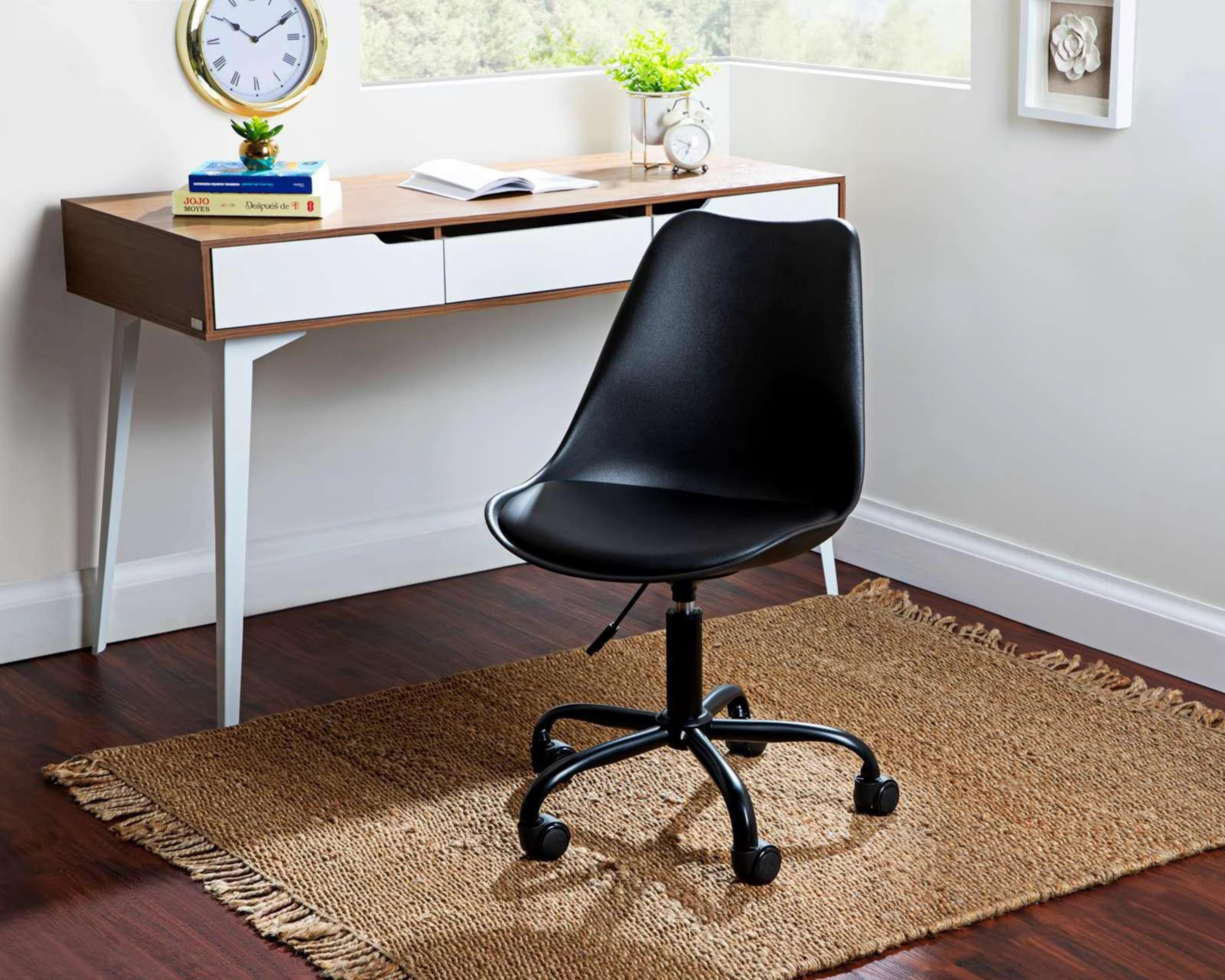 Foto 1 | Silla de Oficina Blokhus Negra