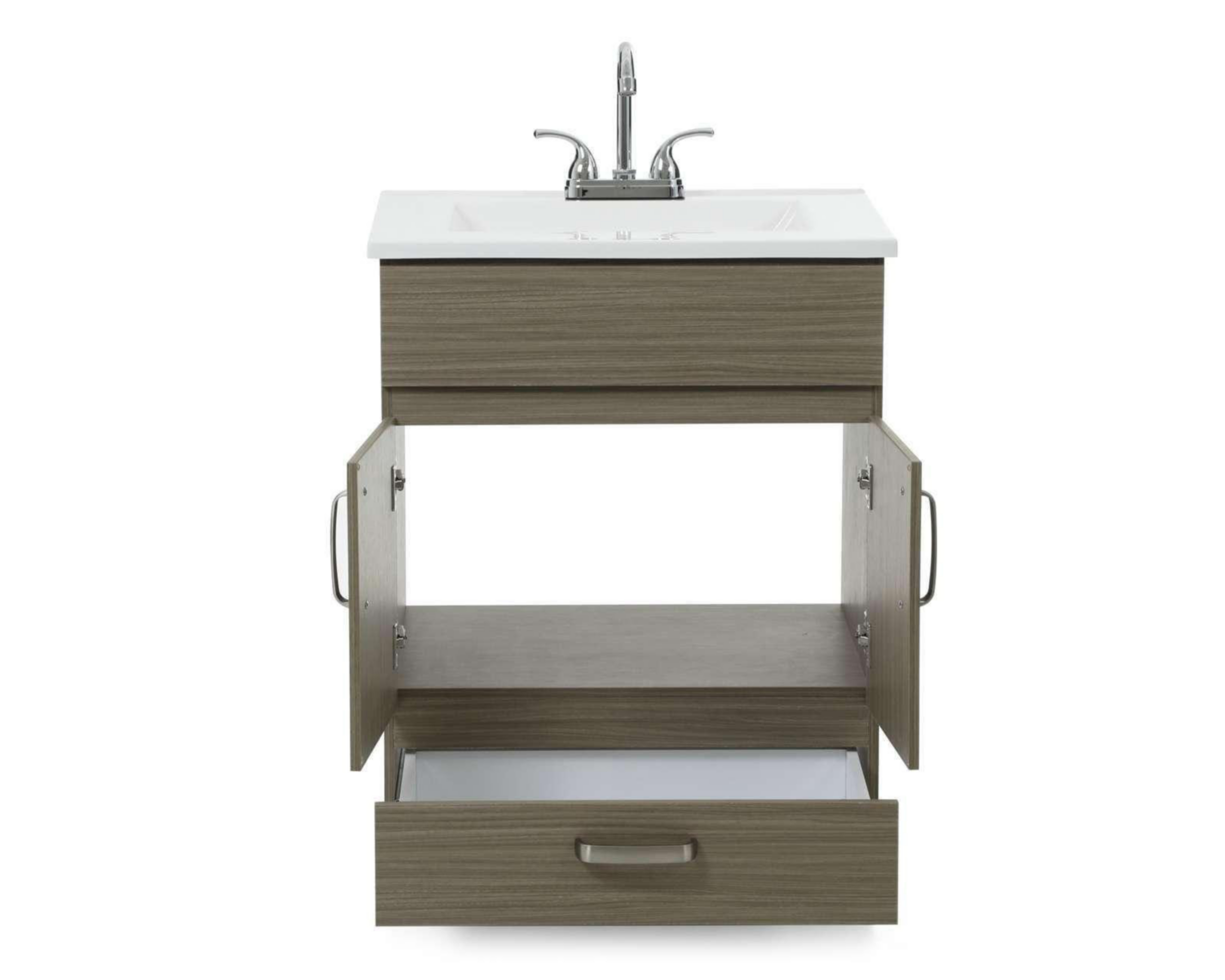 Foto 5 pulgar | Mueble para Baño Aurora Gris