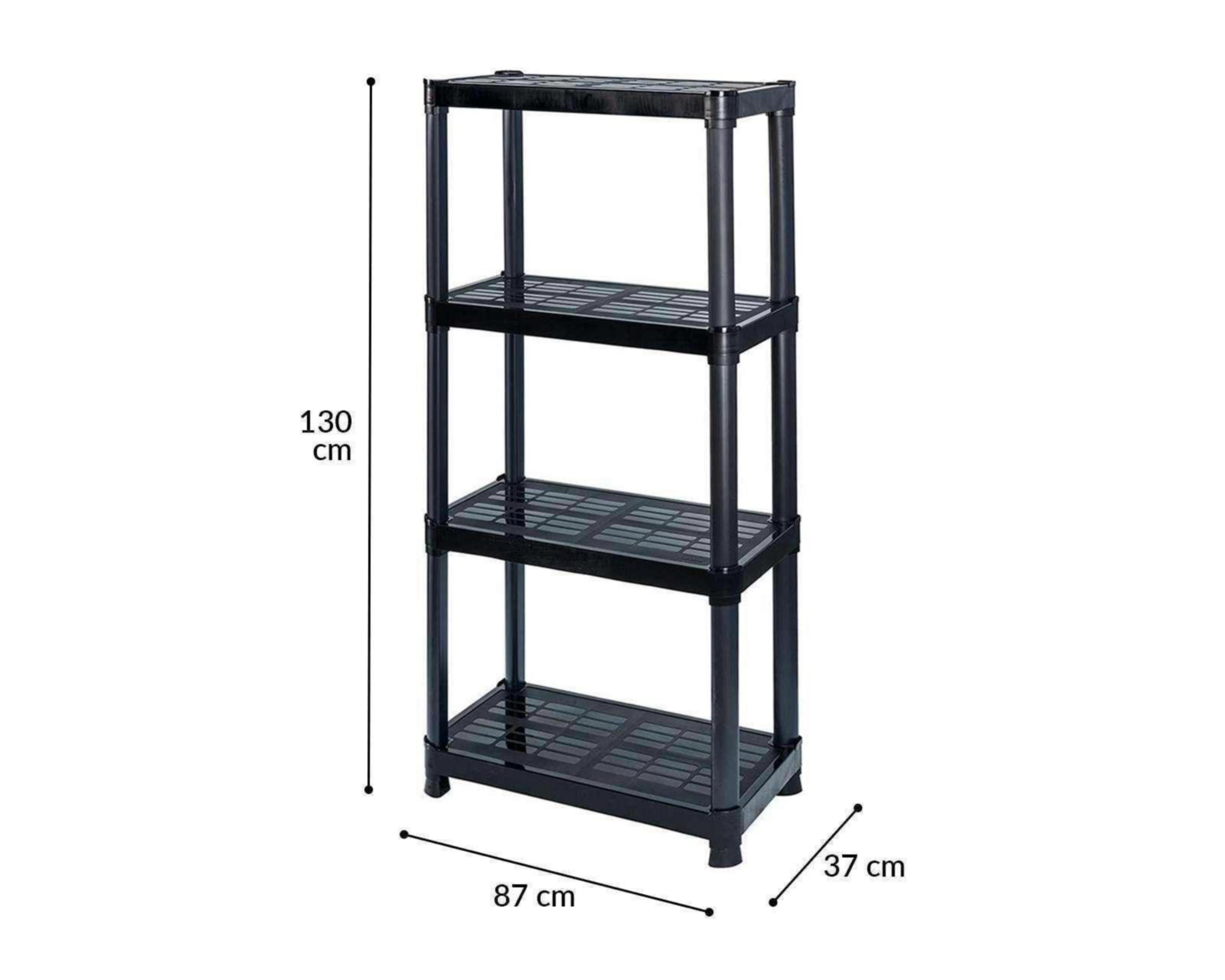 Foto 5 | Rack Italhome 4 Entrepaños de Propileno