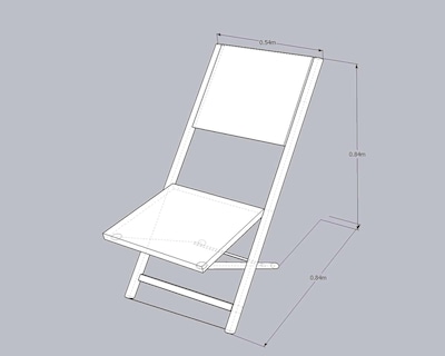 Foto 2 | Silla Plegable Tapatía