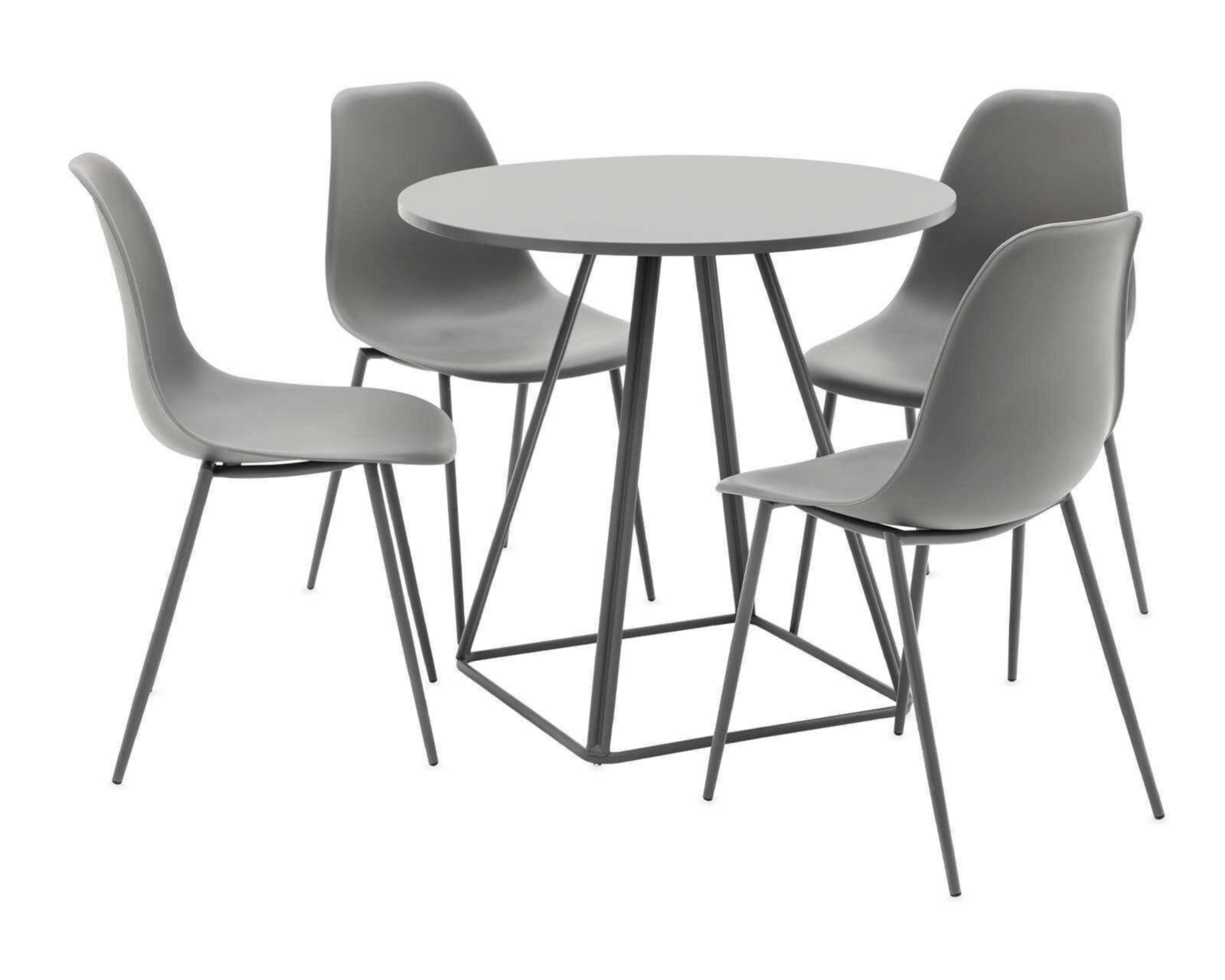 Foto 3 pulgar | Comedor Keyla con 4 Sillas