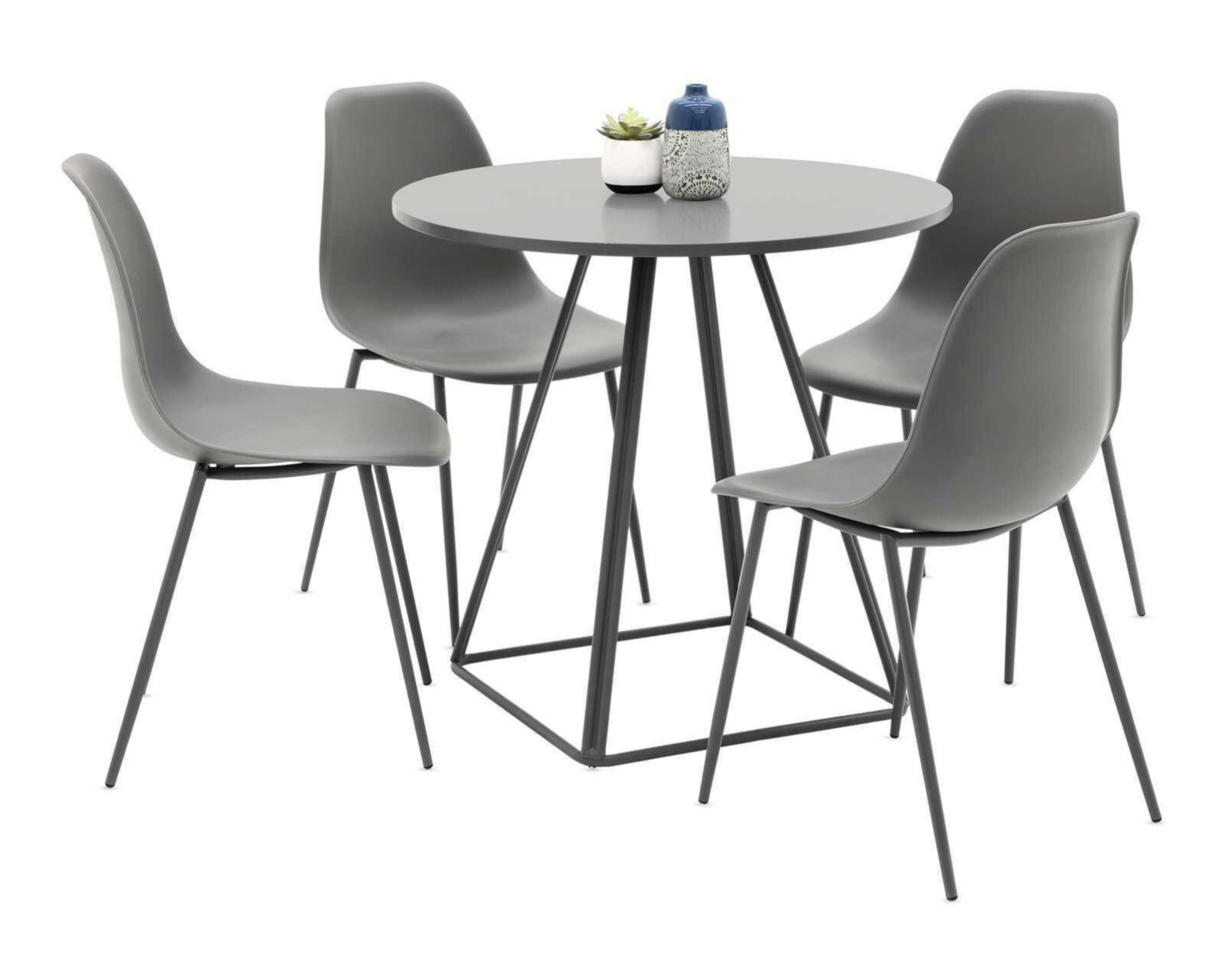 Foto 6 pulgar | Comedor Keyla con 4 Sillas