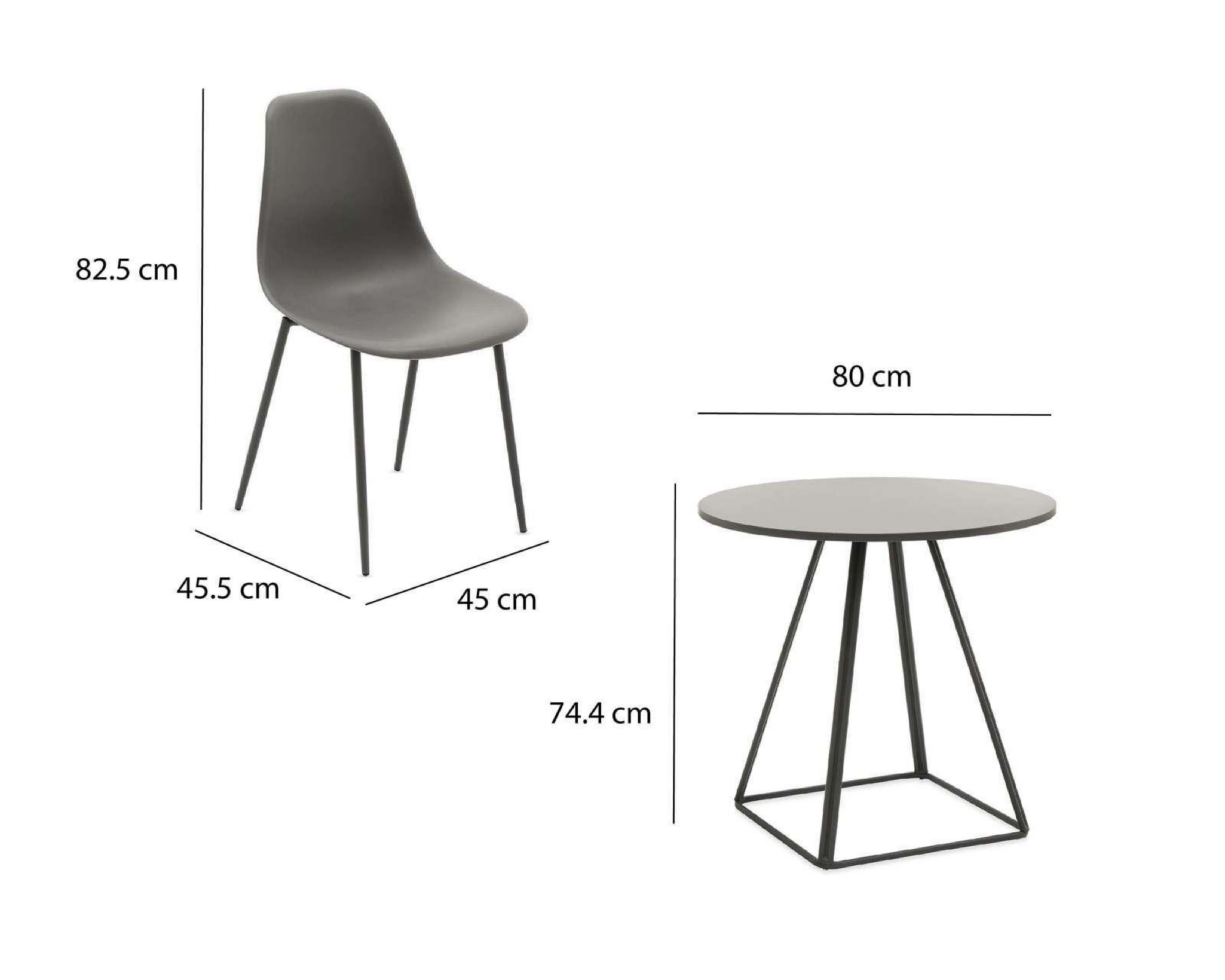 Foto 7 pulgar | Comedor Keyla con 4 Sillas