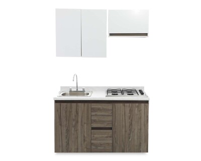 Foto 2 | Cocina Integral Mobi Austin Blanco 135 cm
