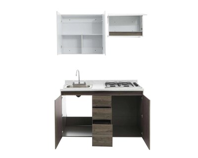 Foto 3 | Cocina Integral Mobi Austin Blanco 135 cm