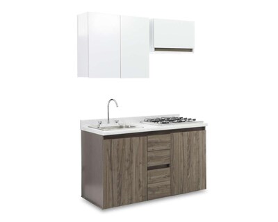 Foto 7 | Cocina Integral Mobi Austin Blanco 135 cm