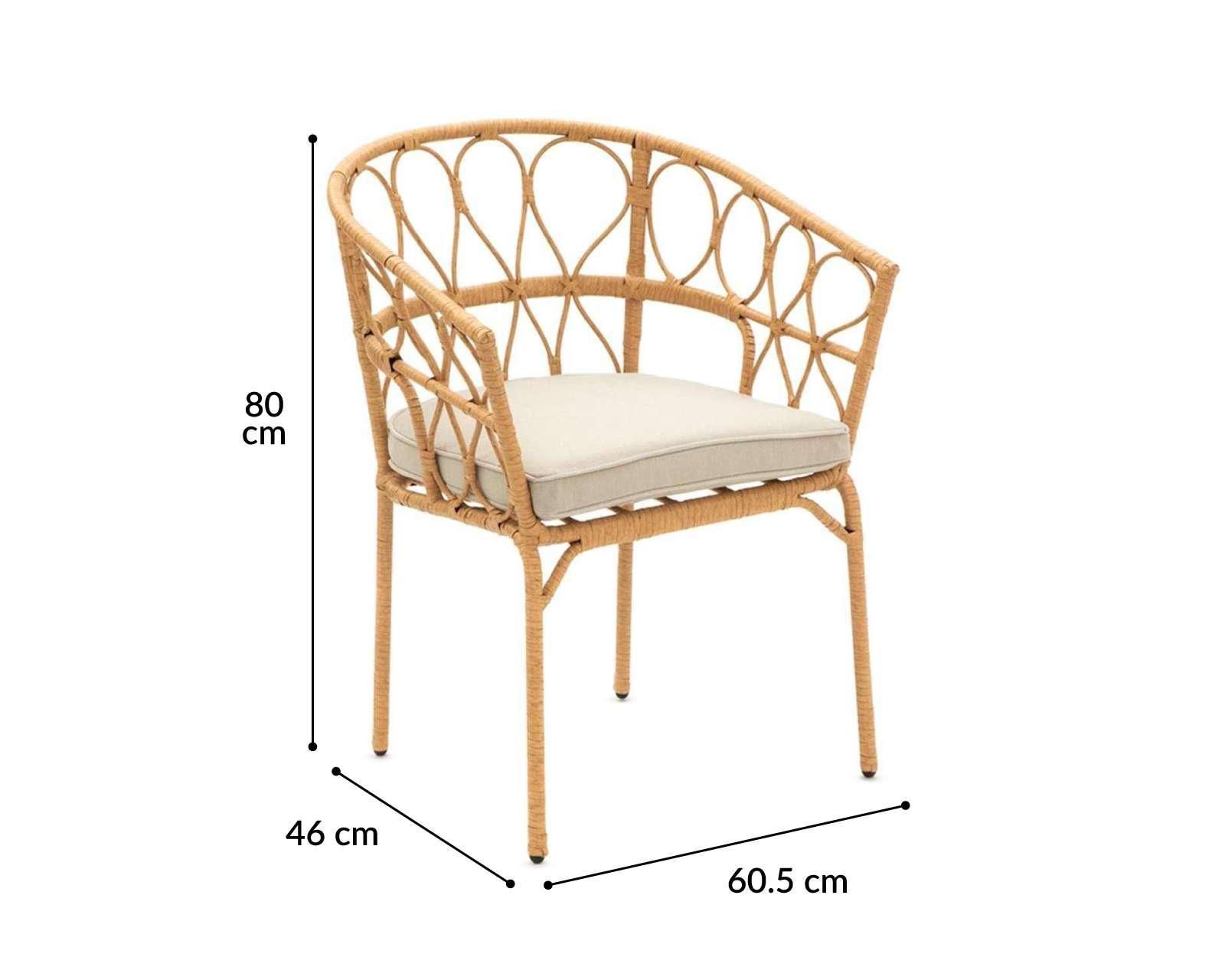 Foto 7 pulgar | Silla para Jardín Congo Marius