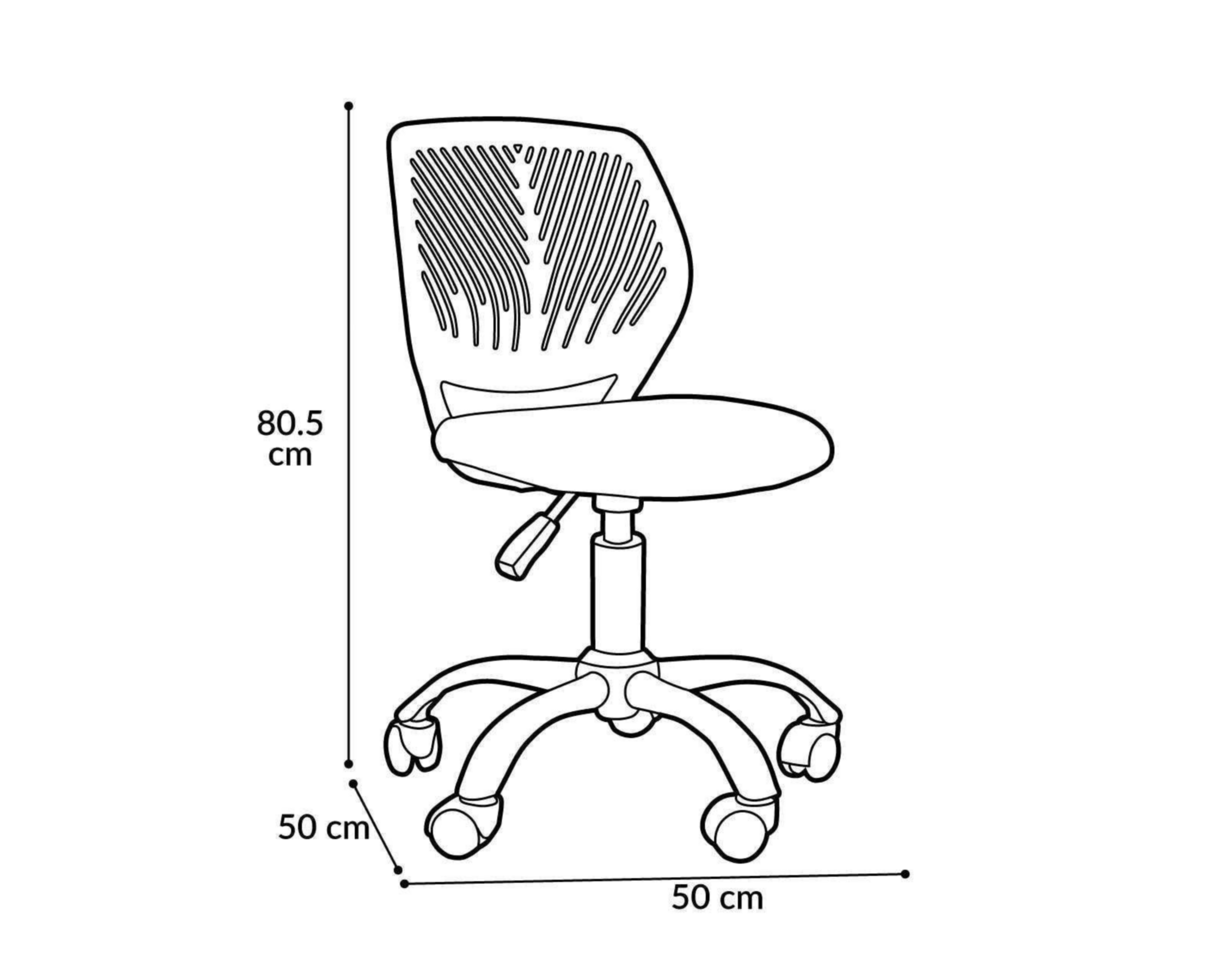 Foto 7 pulgar | Silla de Oficina Sabina Rosa