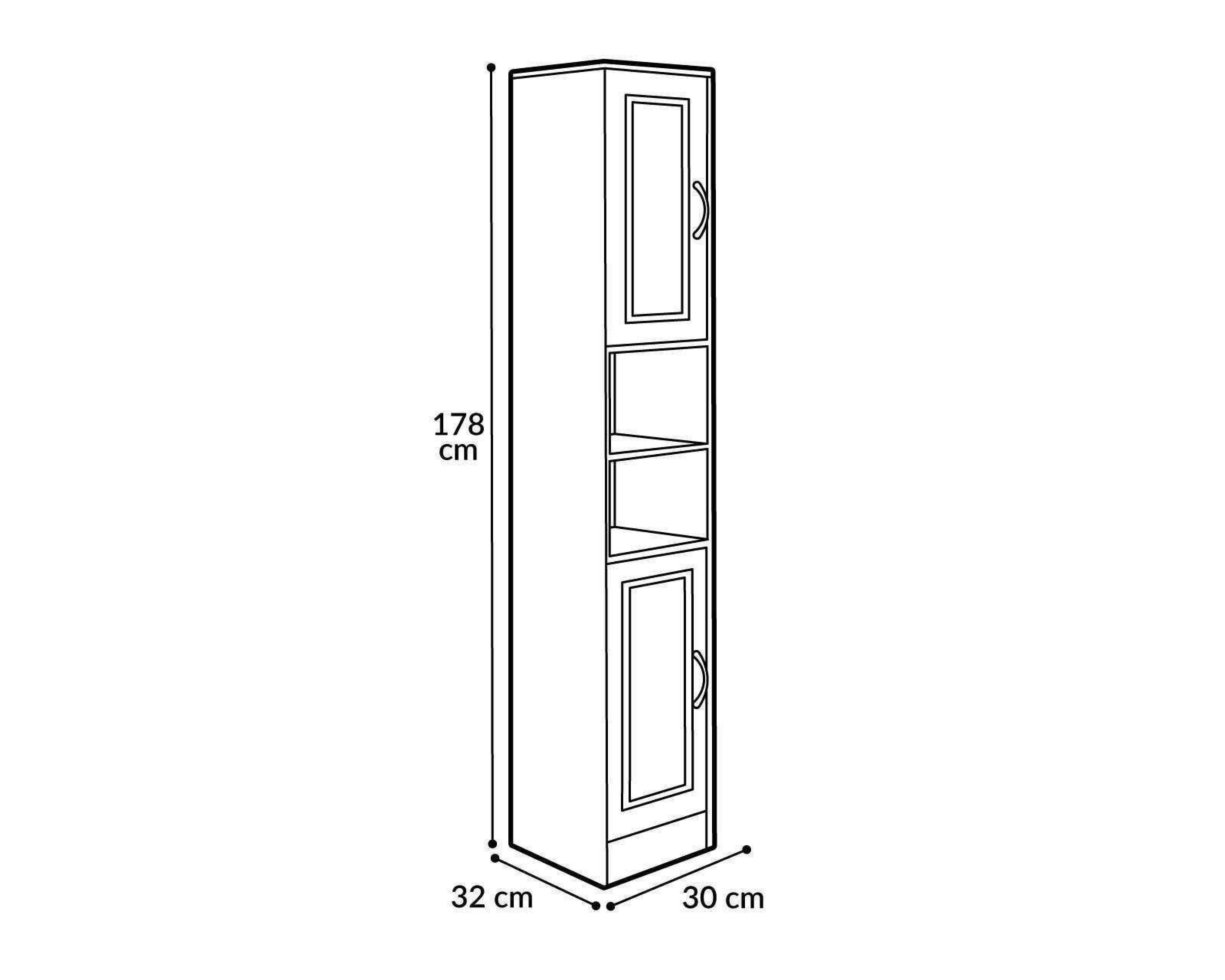 Foto 7 pulgar | Mueble Organizador de Baño Victoria Blanco