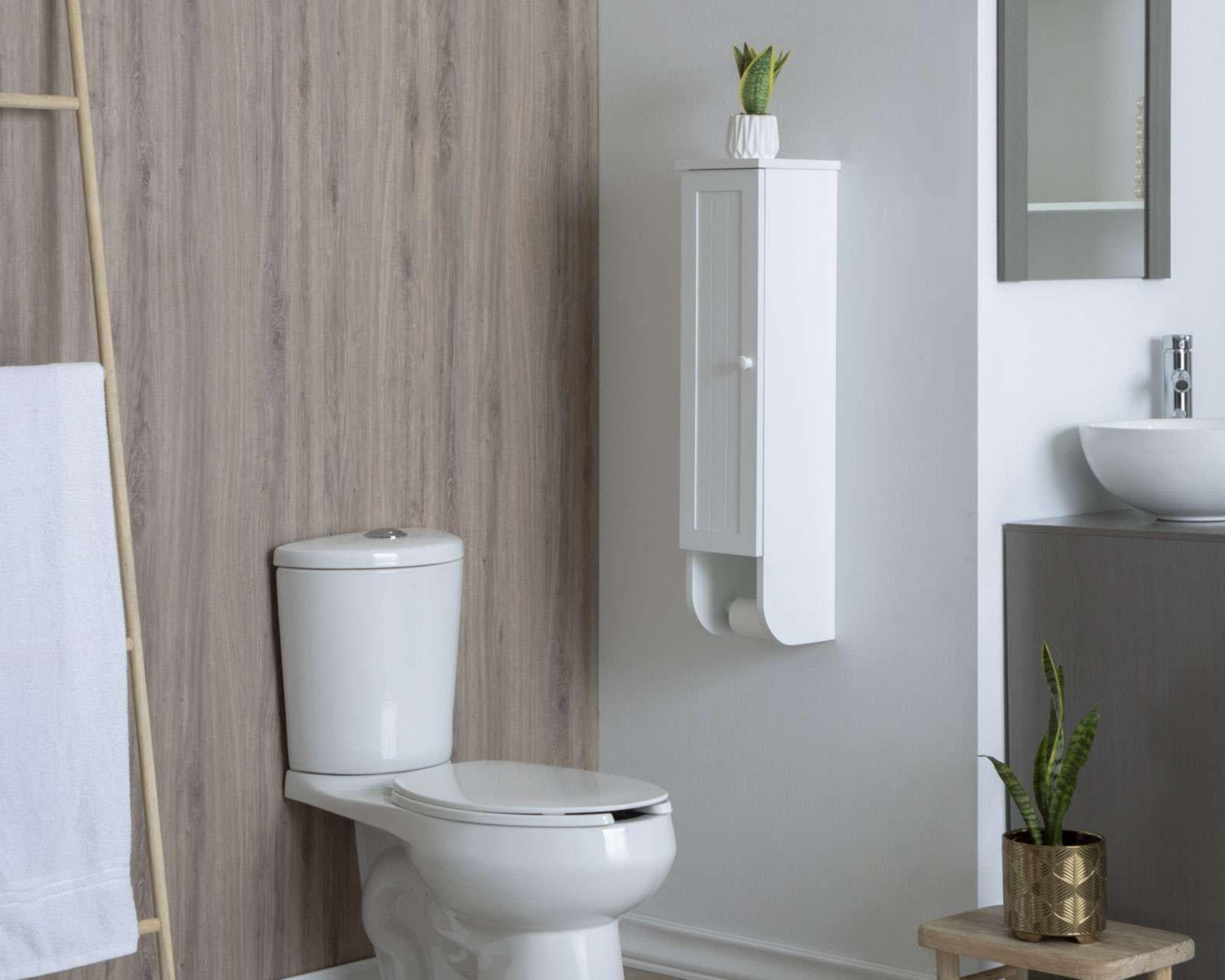 Mueble Organizador para Baño Irene Blanco