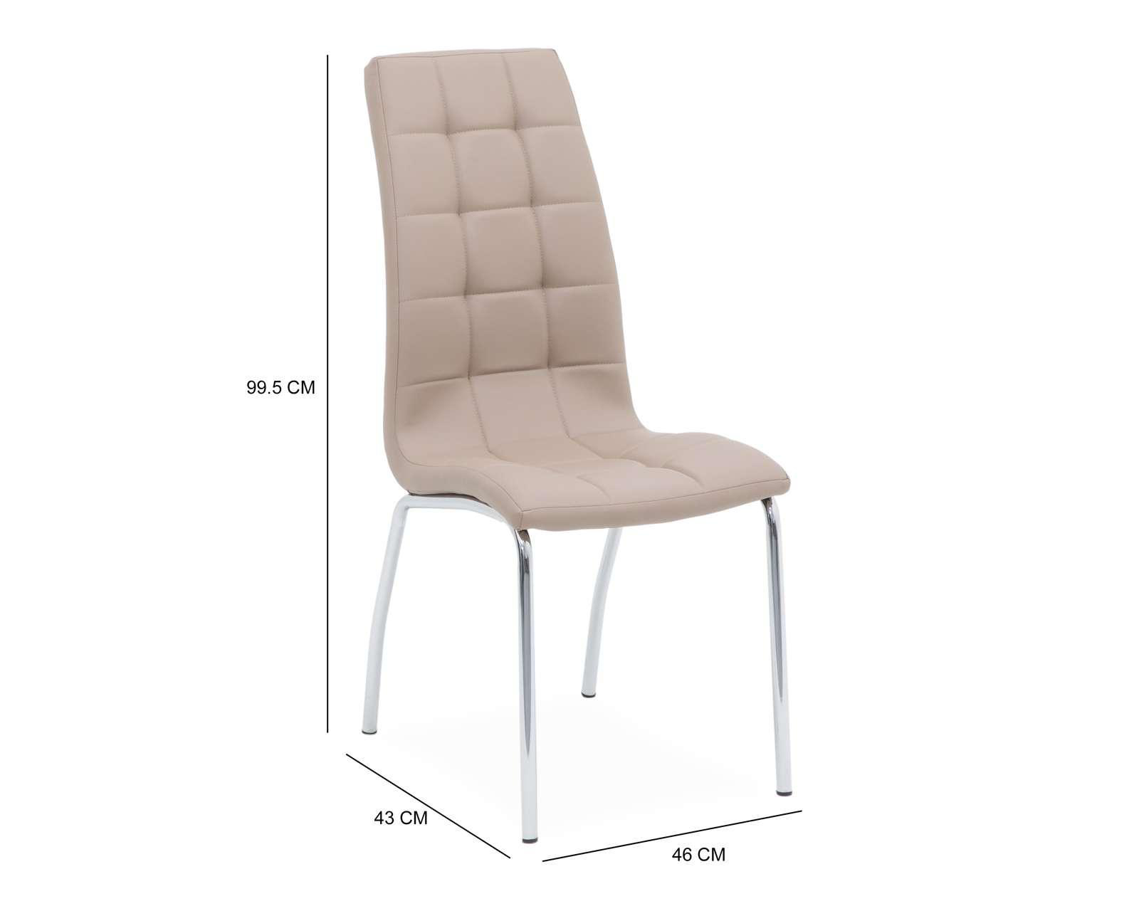 Foto 6 pulgar | Silla Salamanca Beige