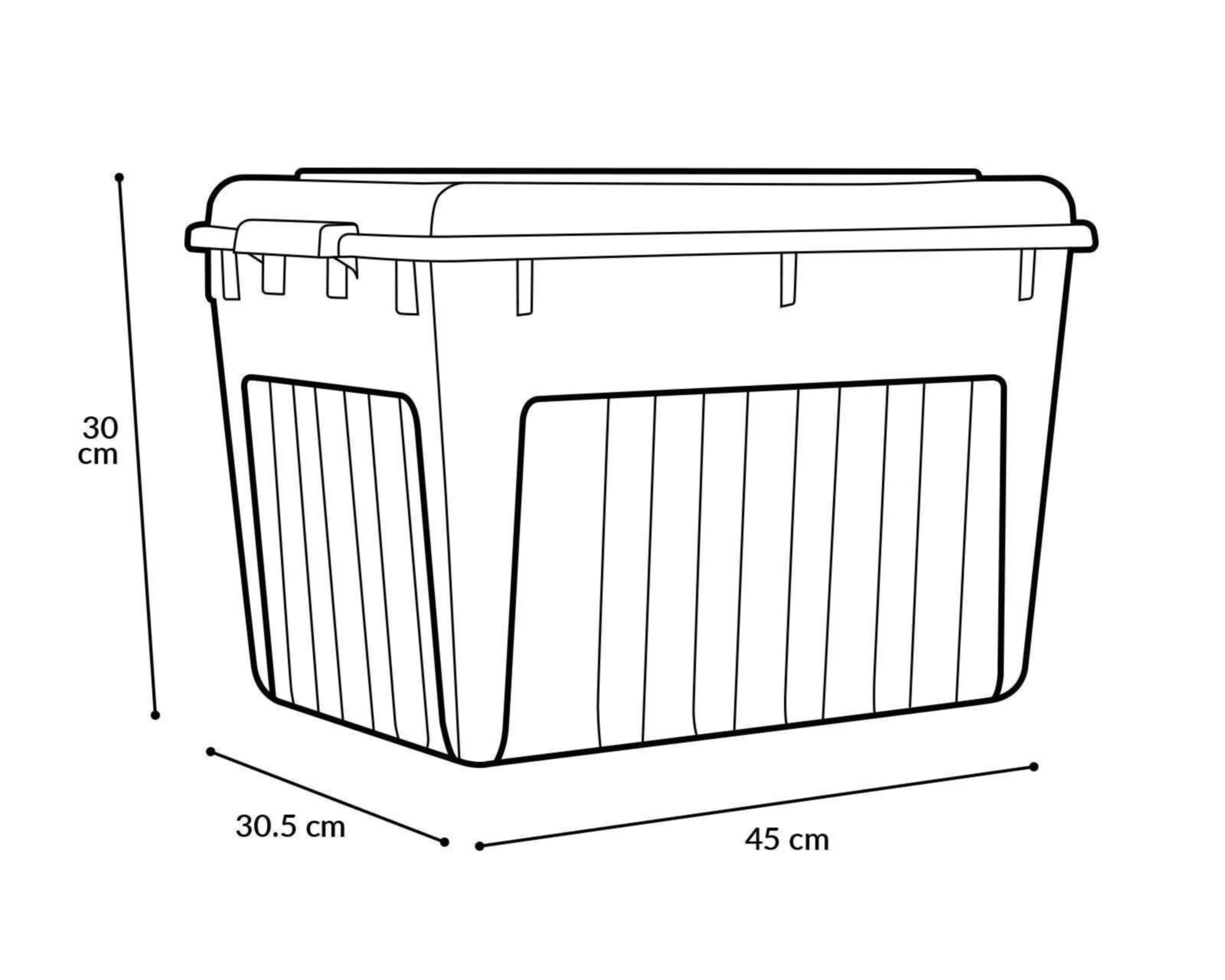 Foto 6 pulgar | Caja de Almacenamiento Plastic TR 25 L