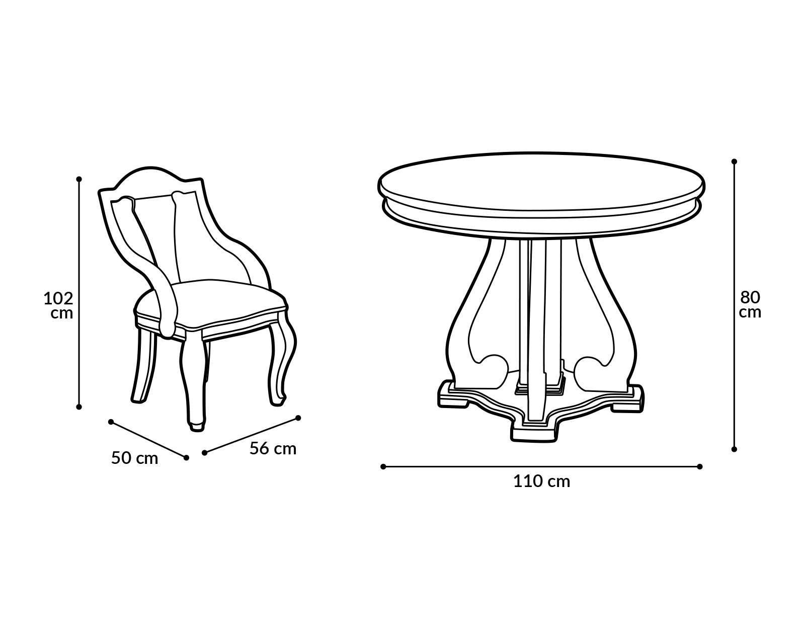 Foto 7 | Comedor Hecho en Concordia con 4 Sillas Modelo Italia