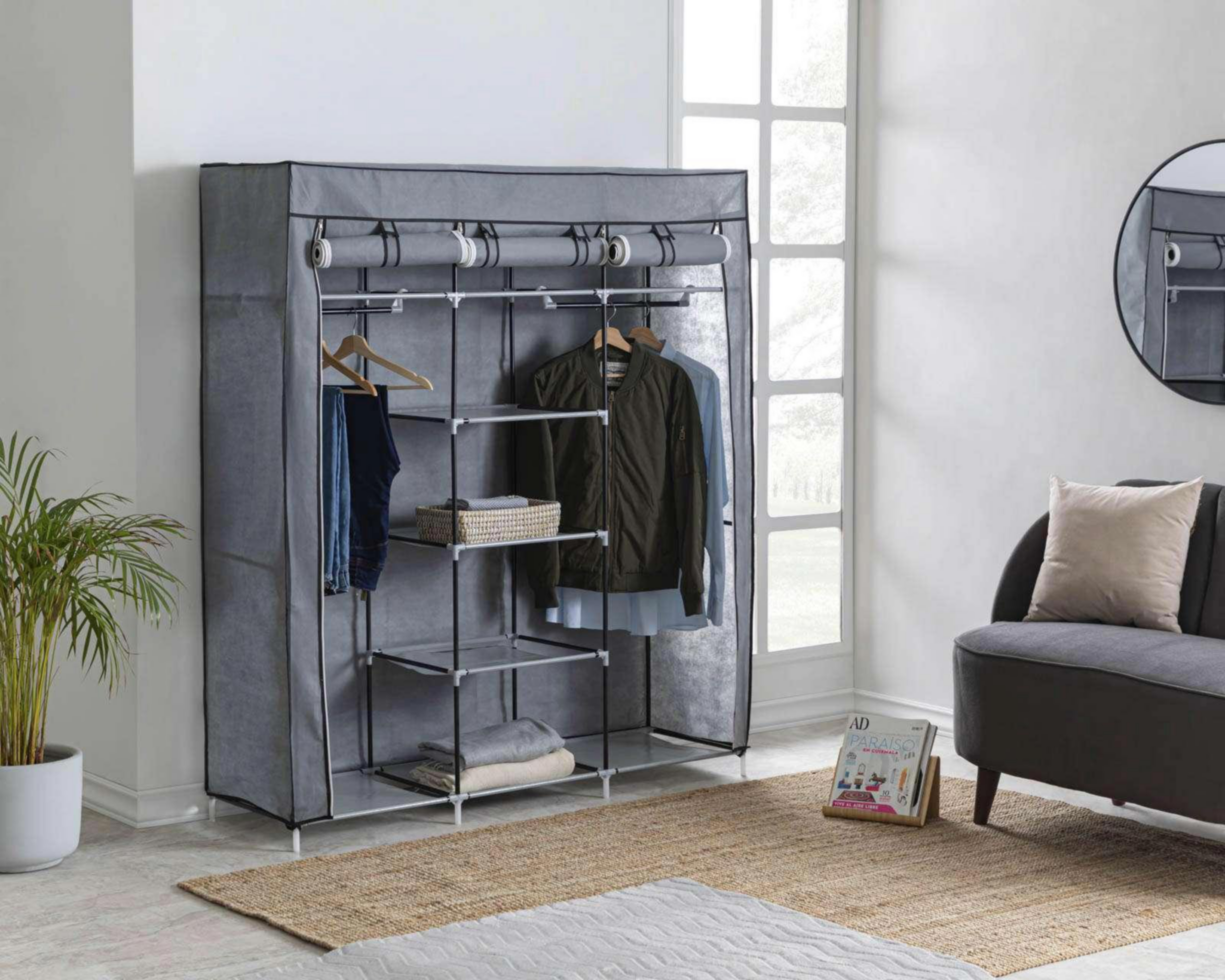 Clóset Portátil AG Box Gris $999