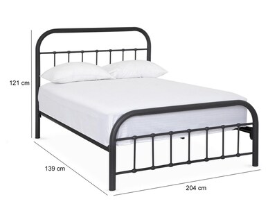 Foto 6 | Cama Matrimonial Turquia de Metal