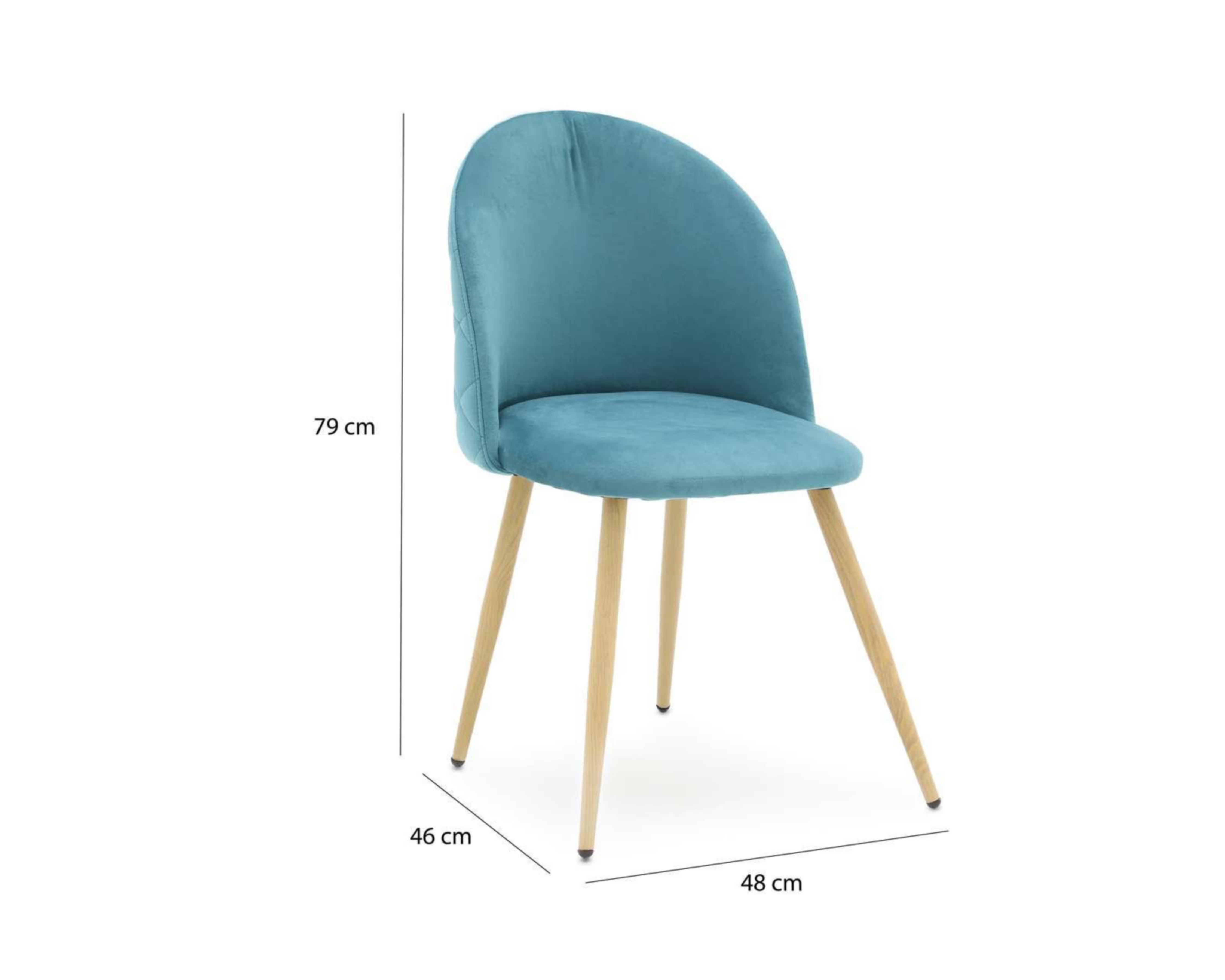 Foto 7 pulgar | Silla Echo 2 Azul