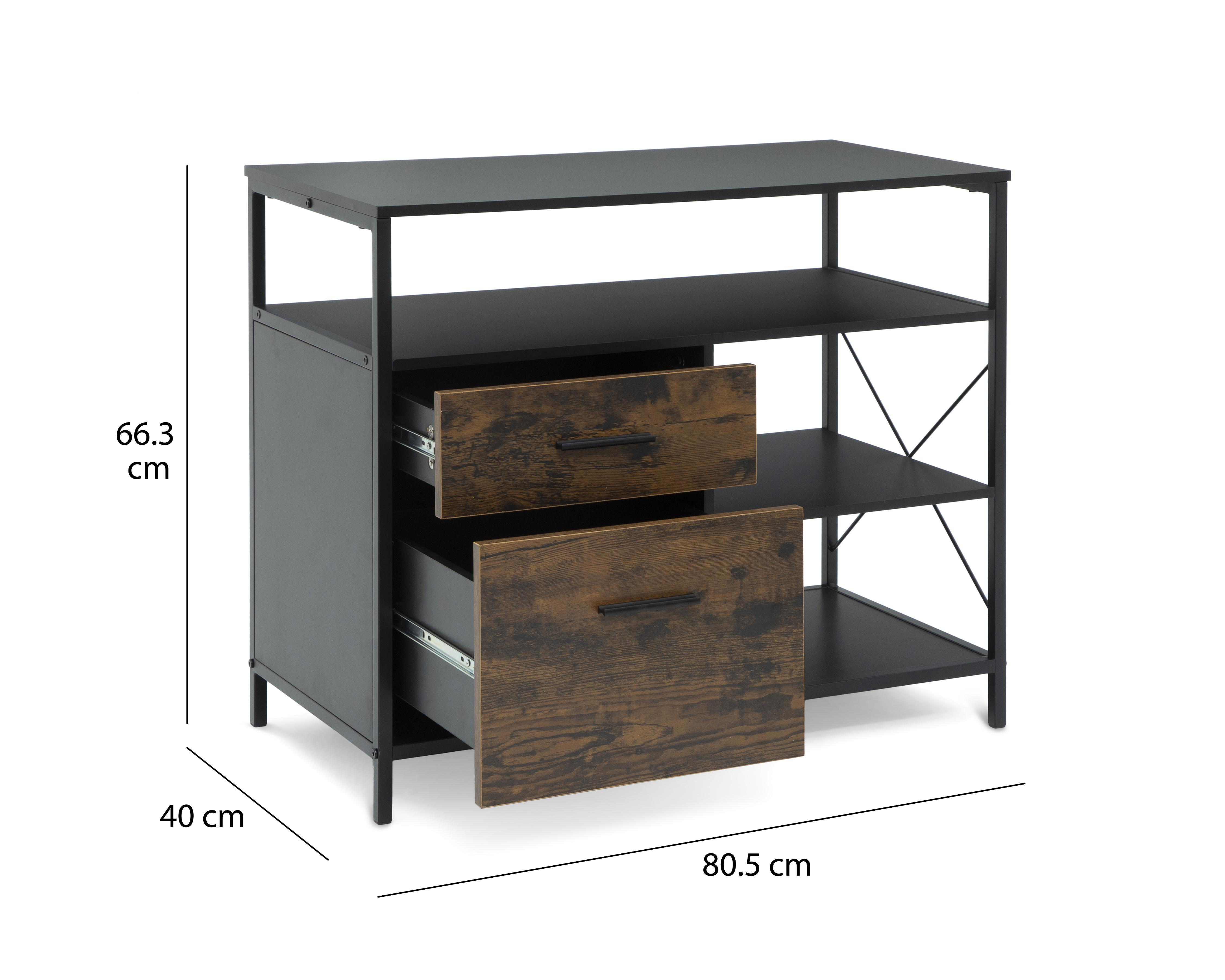 Foto 7 | Mueble Divisor +Simple Dante Negro